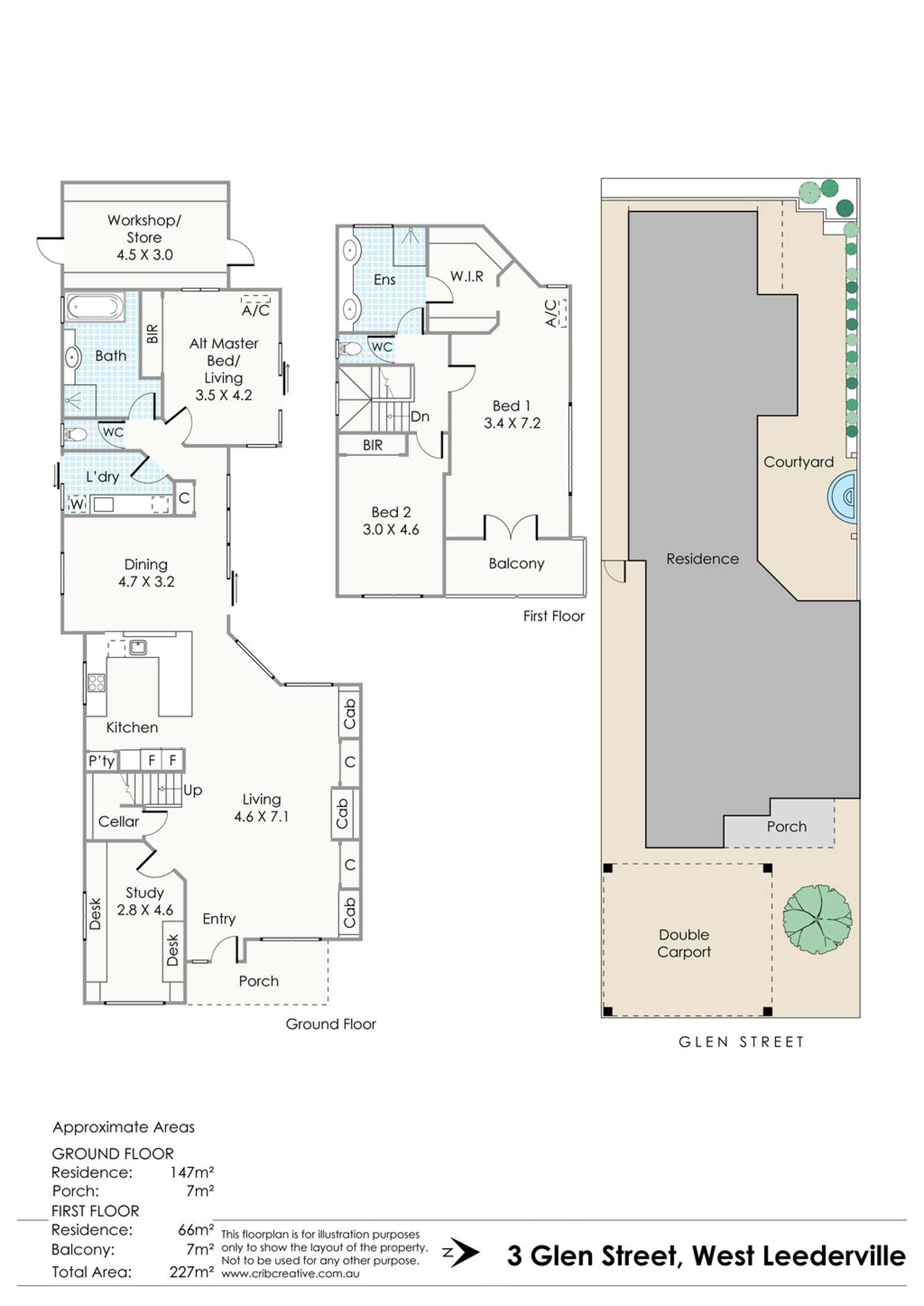Floorplan of Homely house listing, 3 Glen Street, West Leederville WA 6007