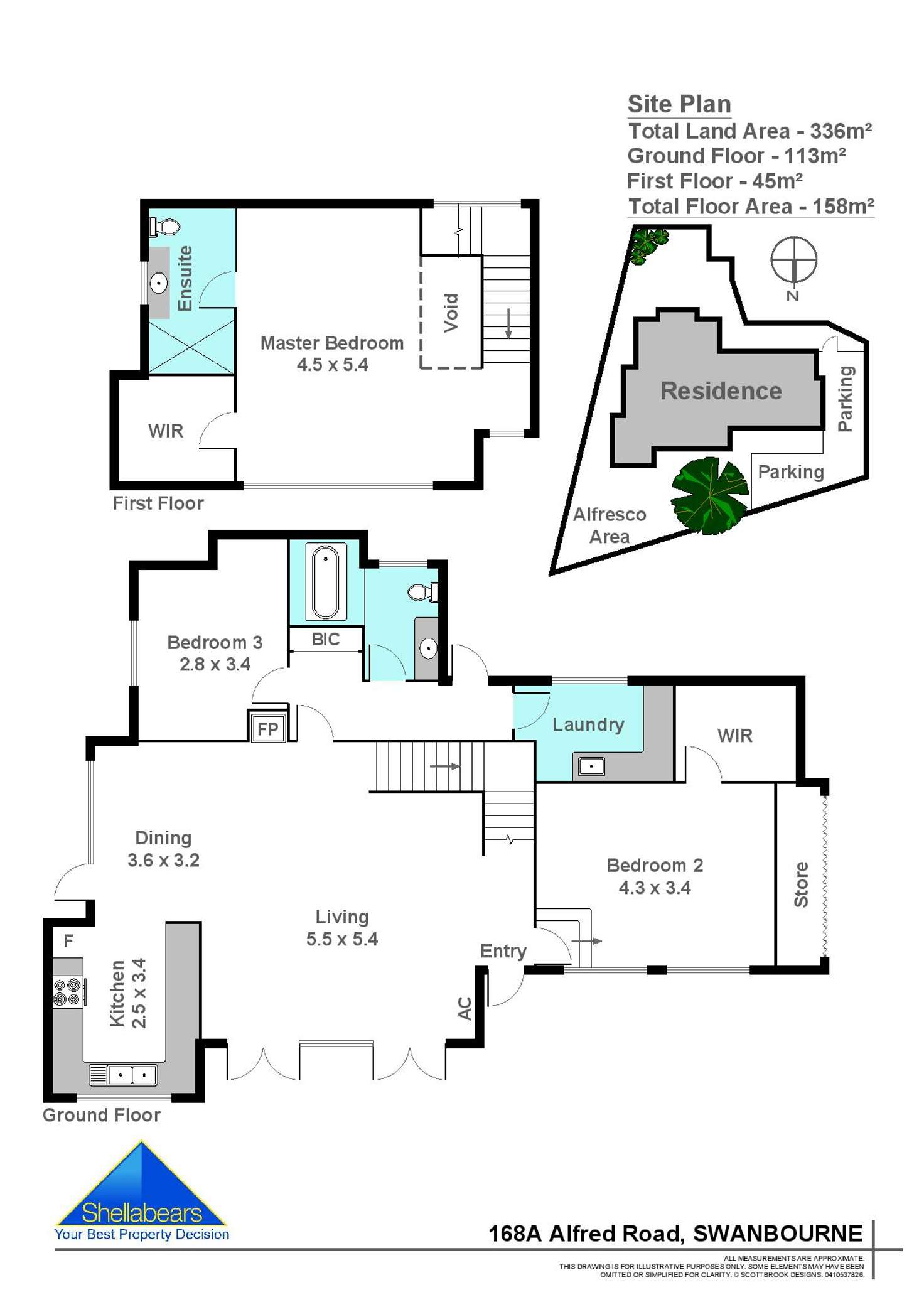 Floorplan of Homely house listing, 168A Alfred Road, Swanbourne WA 6010