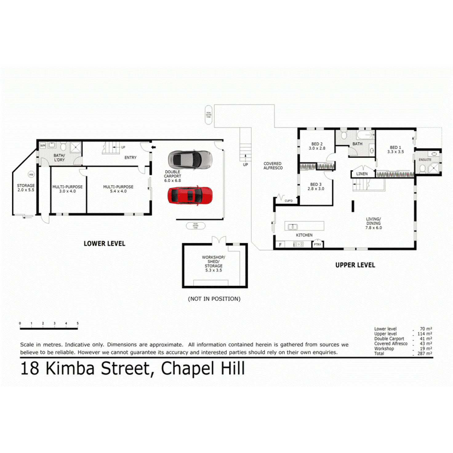 Floorplan of Homely house listing, 18 Kimba Street, Chapel Hill QLD 4069