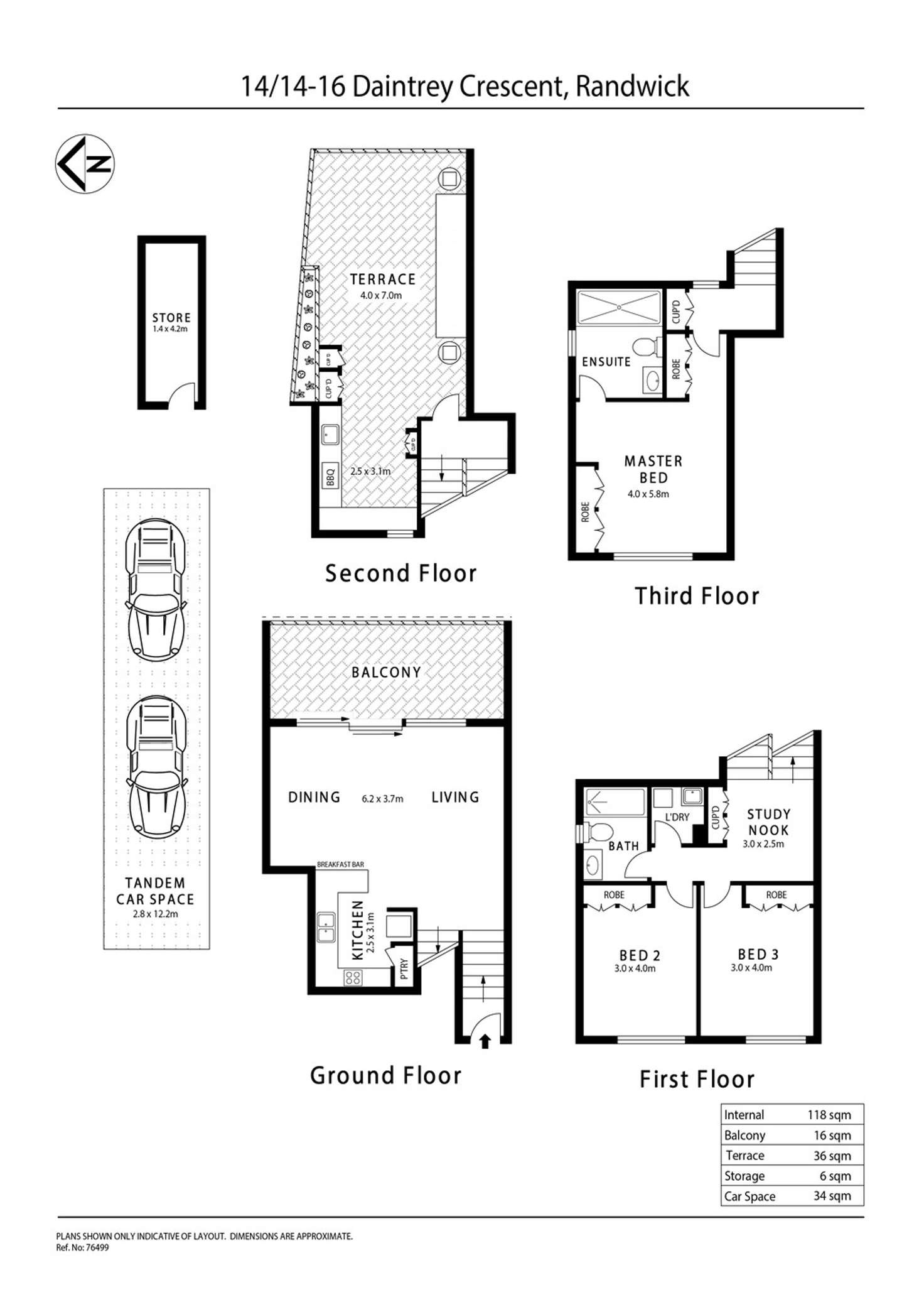 Floorplan of Homely unit listing, 14/14 Daintrey Crescent, Randwick NSW 2031