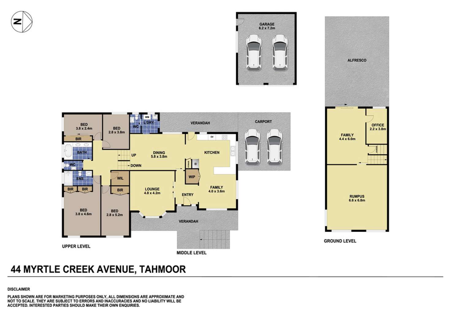 Floorplan of Homely house listing, 44 Myrtle Creek Avenue, Tahmoor NSW 2573