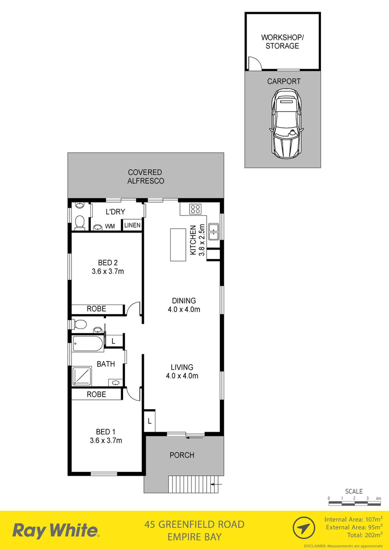 Floorplan of Homely house listing, 45 Greenfield Road, Empire Bay NSW 2257