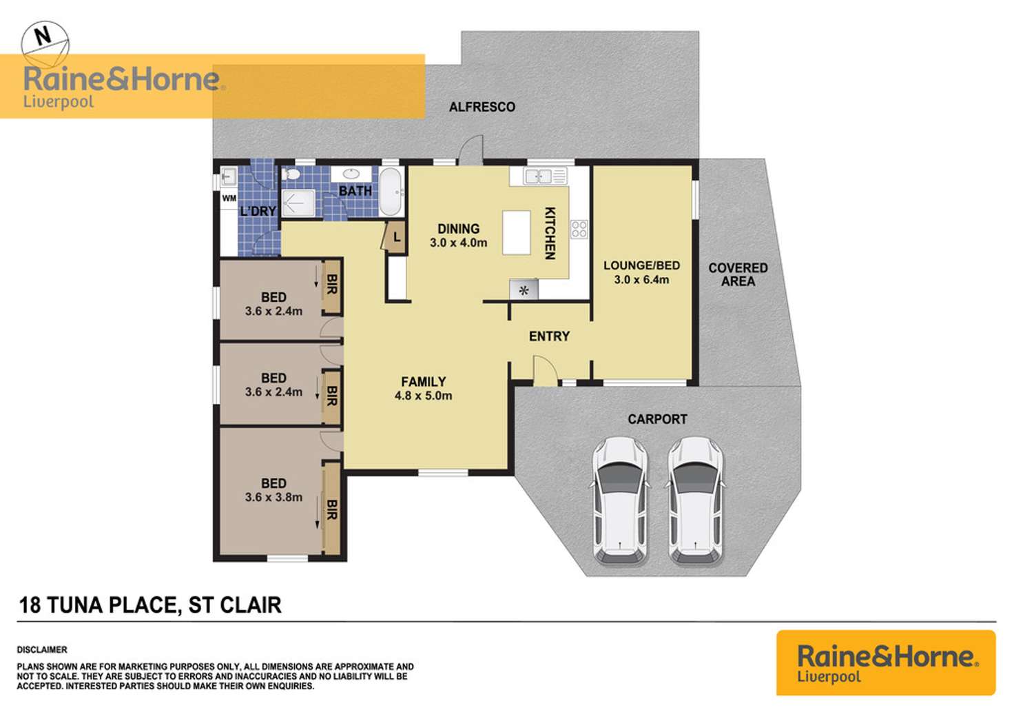 Floorplan of Homely house listing, 18 Tuna Place, St Clair NSW 2759