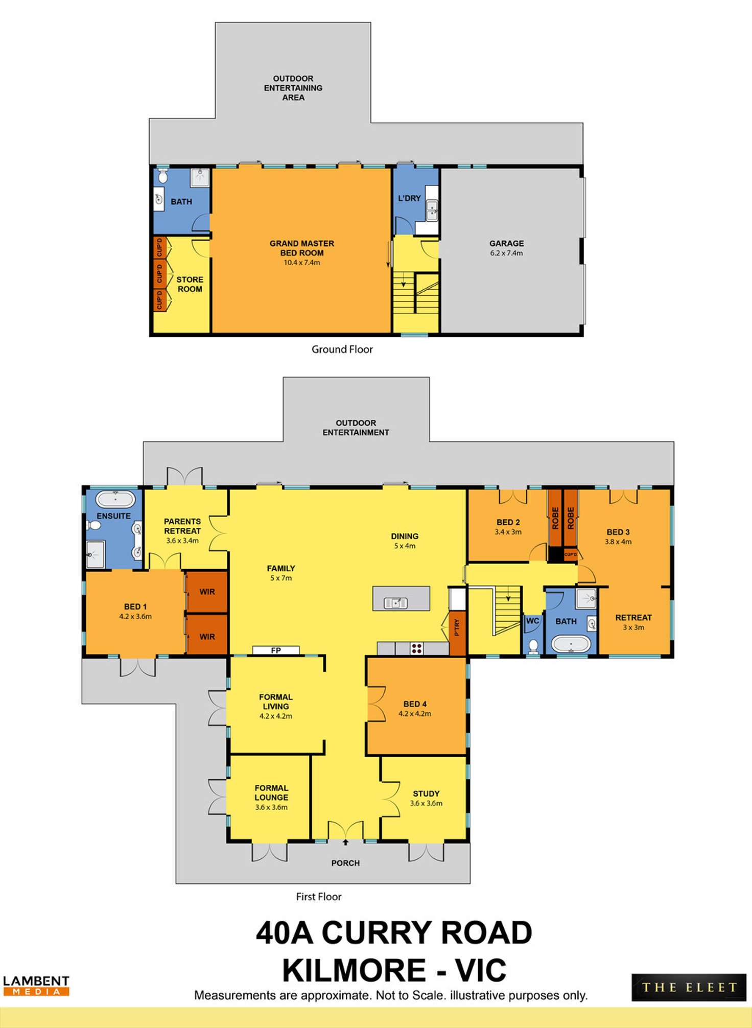 Floorplan of Homely house listing, 40A Curry Road, Kilmore VIC 3764