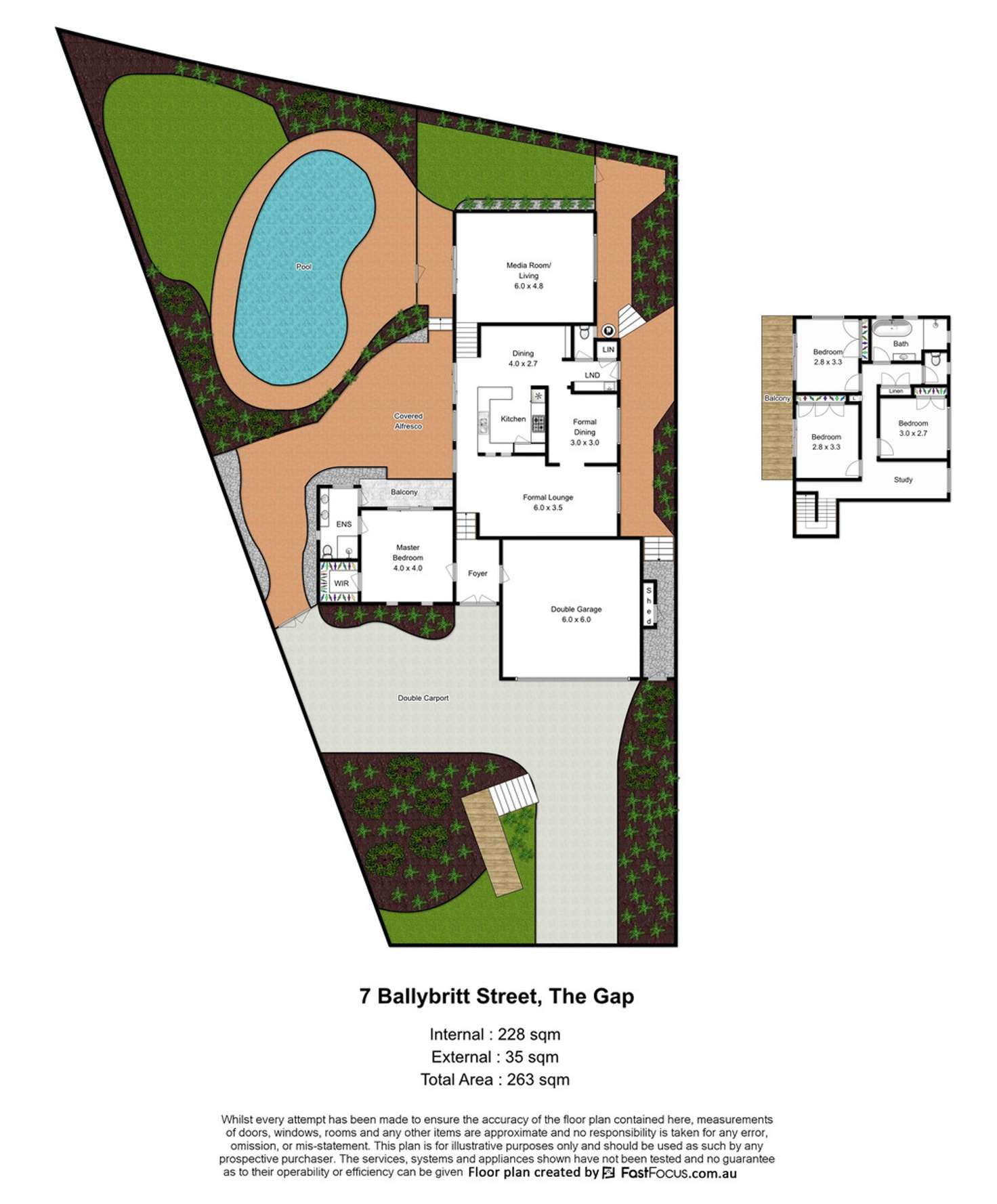 Floorplan of Homely house listing, 7 Ballybritt Street, The Gap QLD 4061