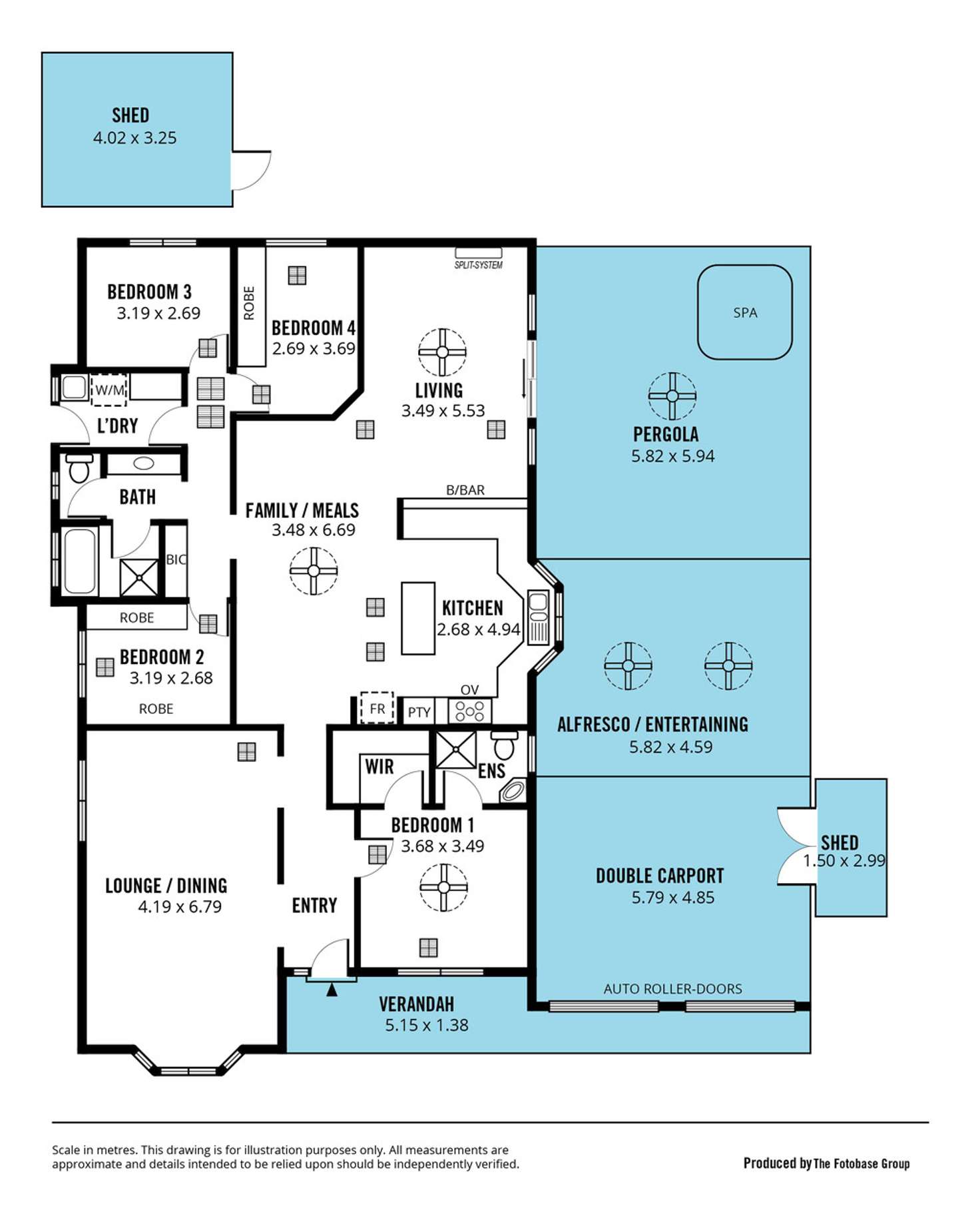 Floorplan of Homely house listing, 90 Investigator Drive, Woodcroft SA 5162