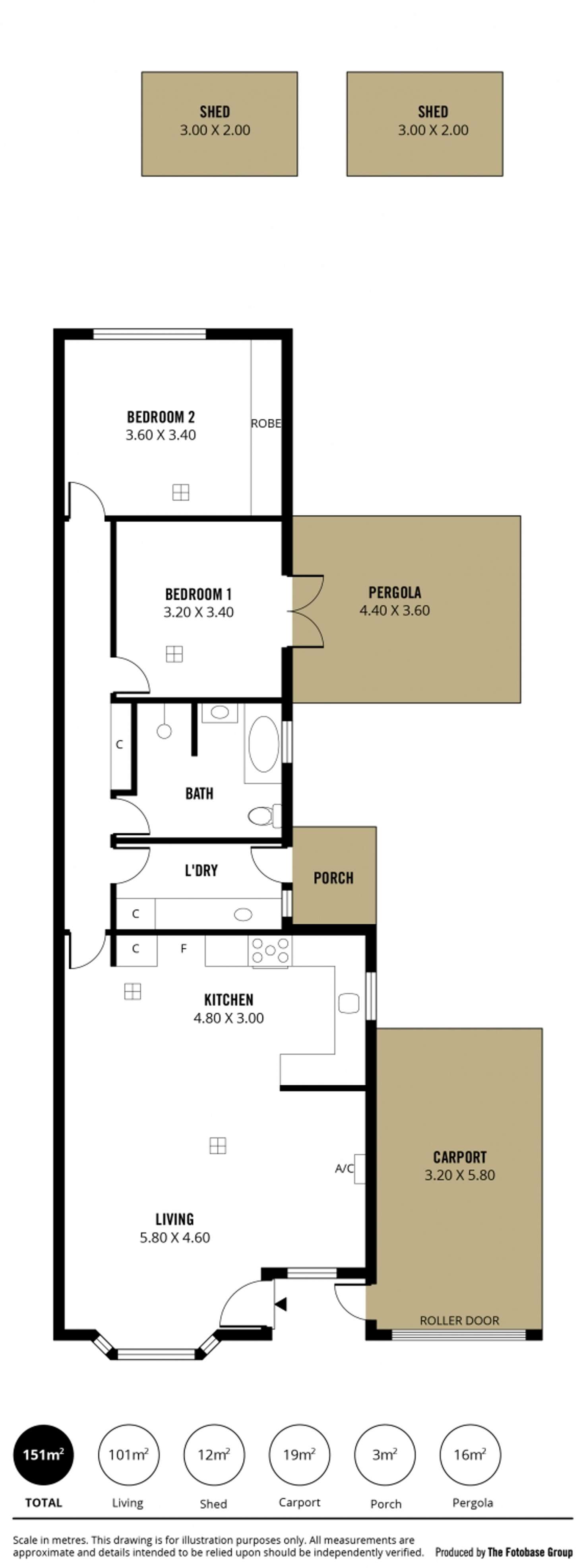 Floorplan of Homely unit listing, 1/26 Bevington Road, Glenunga SA 5064