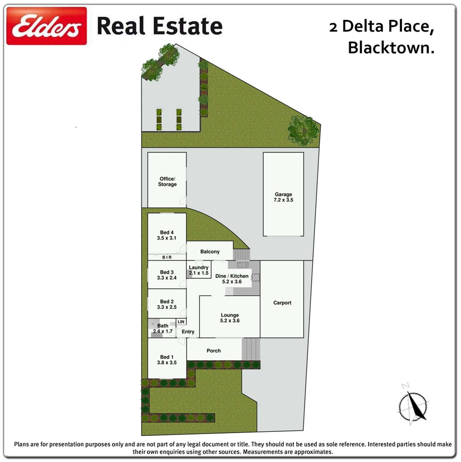 Floorplan of Homely house listing, 2 Delta Place, Blacktown NSW 2148