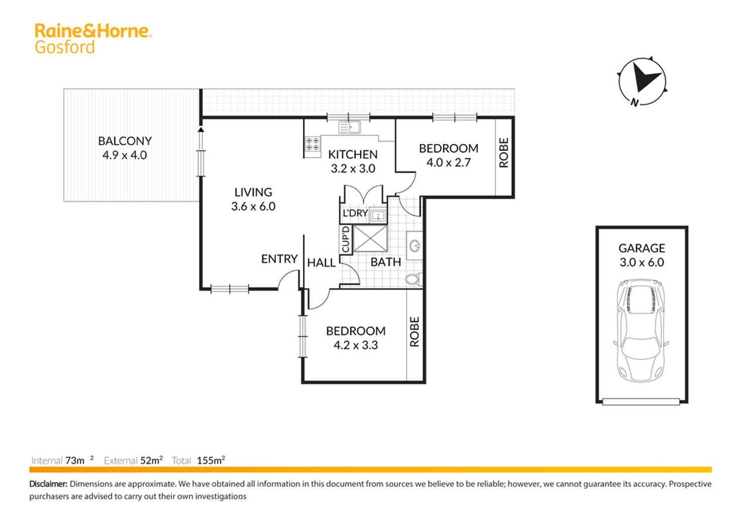 Floorplan of Homely villa listing, 1/217 Blackwall Road, Woy Woy NSW 2256