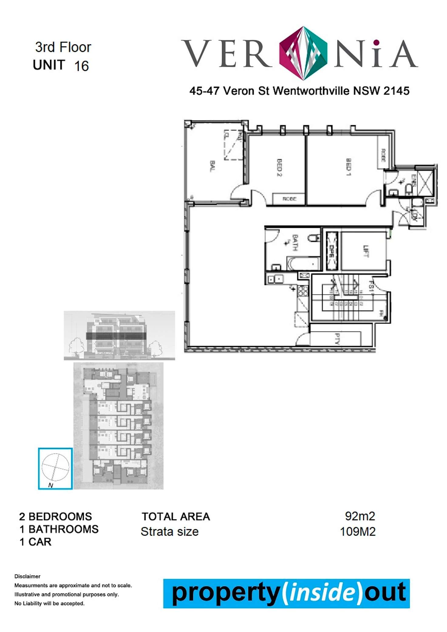 Floorplan of Homely apartment listing, 16/45-47 Veron Street, Wentworthville NSW 2145