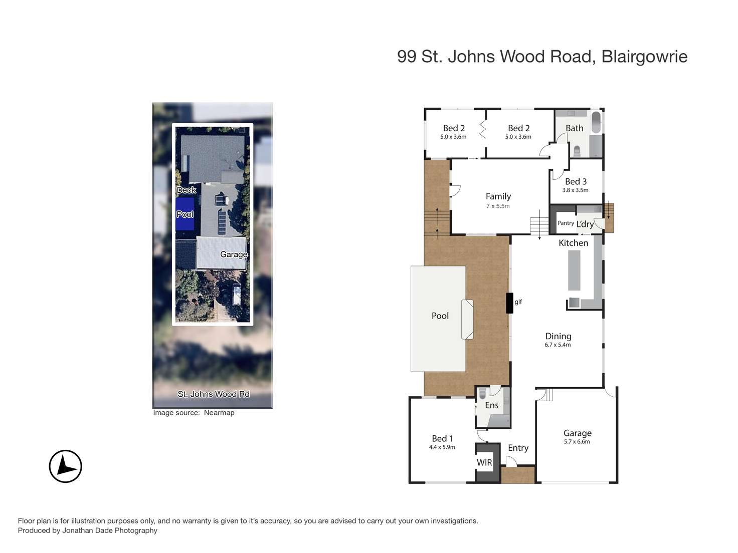 Floorplan of Homely house listing, 99 St Johnswood Rd, Blairgowrie VIC 3942