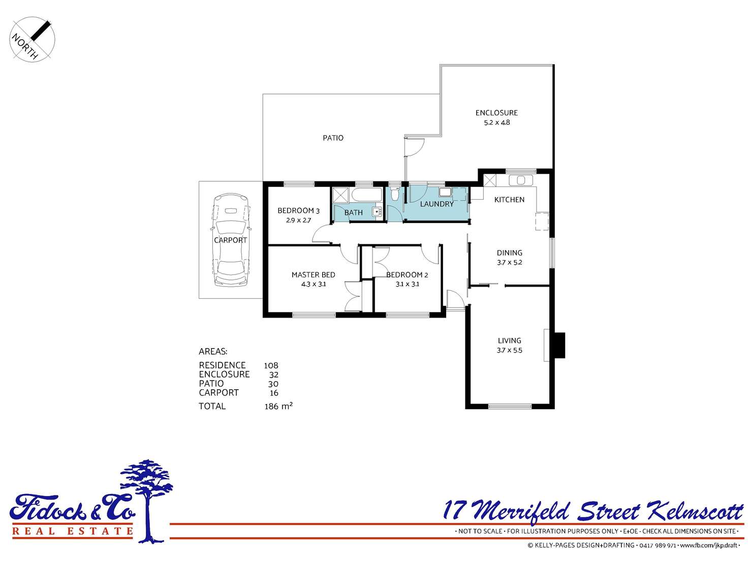 Floorplan of Homely house listing, 17 Merrifield Avenue, Kelmscott WA 6111