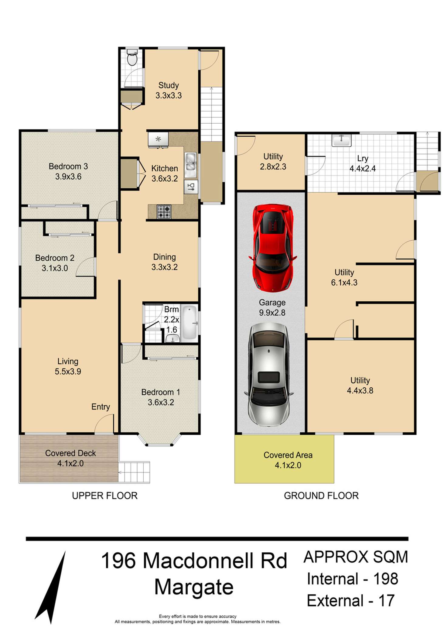 Floorplan of Homely house listing, 196 Macdonnell Rd, Clontarf QLD 4019