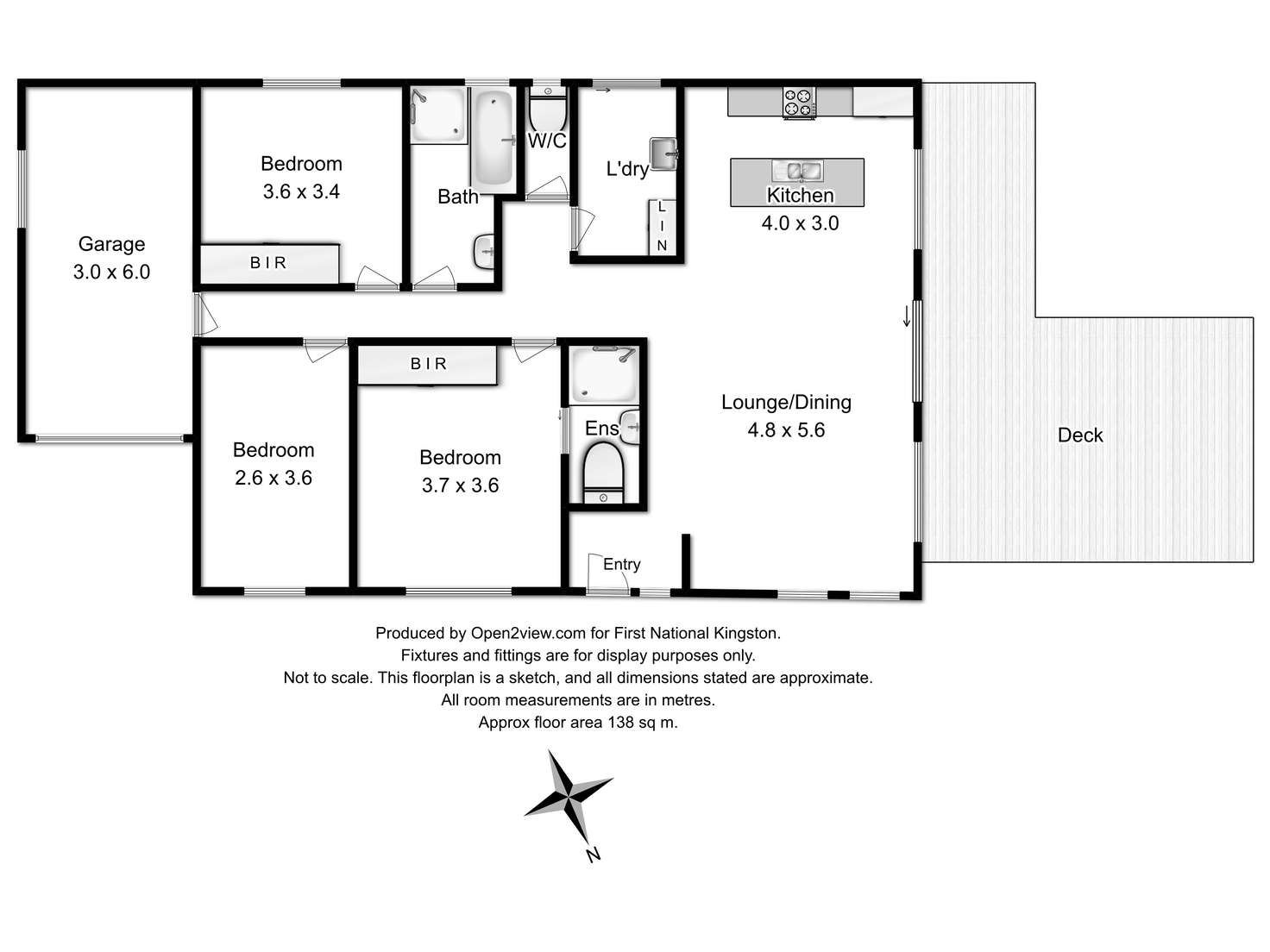 Floorplan of Homely unit listing, 33 Dineen Street, Mowbray TAS 7248