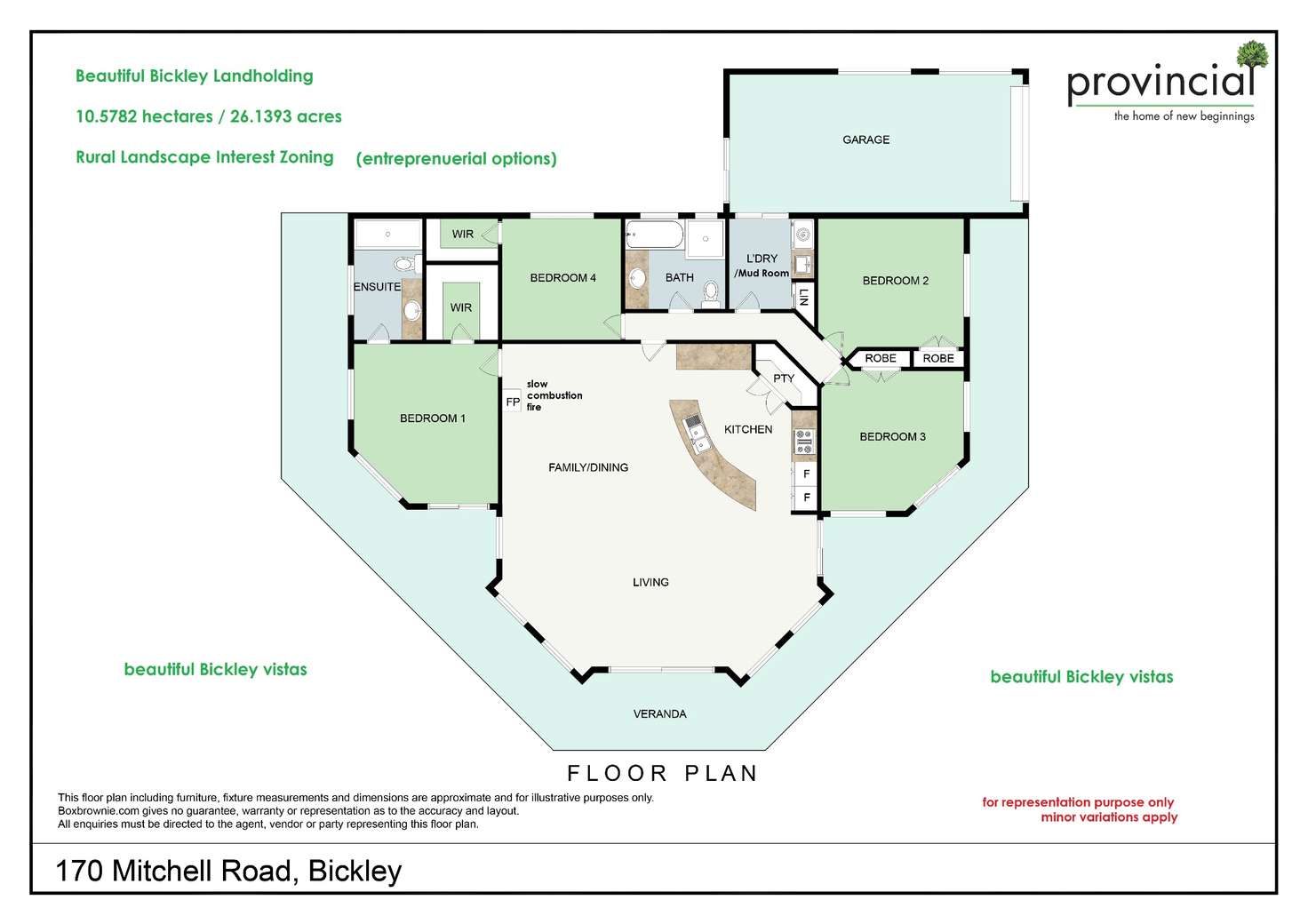 Floorplan of Homely house listing, 170 Mitchell Road, Bickley WA 6076