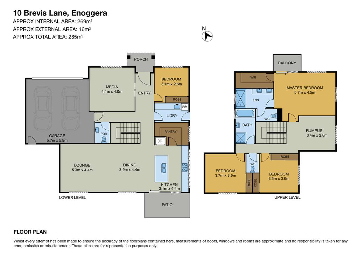 Floorplan of Homely house listing, 10 Brevis Lane, Enoggera QLD 4051