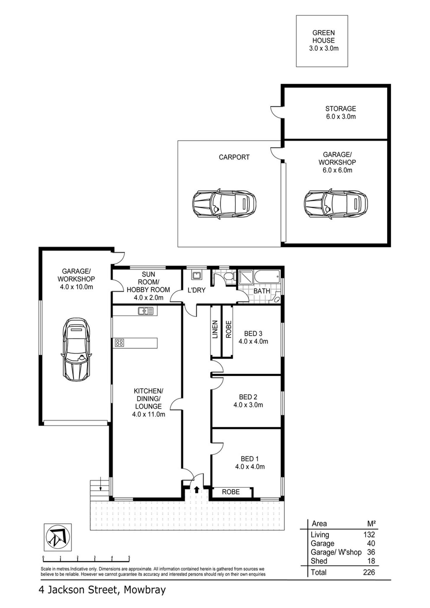 Floorplan of Homely house listing, 4 Jackson Street, Mowbray TAS 7248