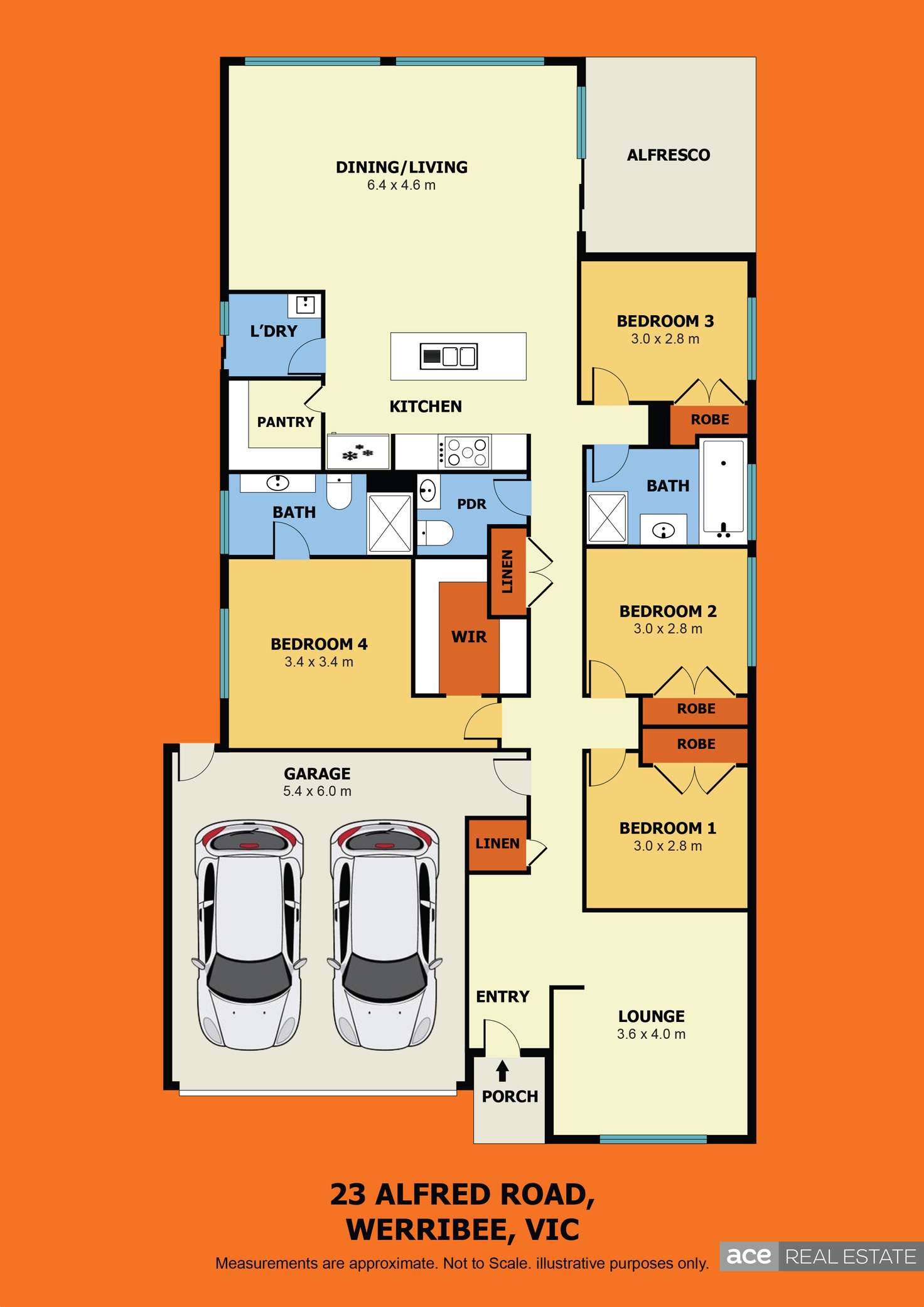 Floorplan of Homely house listing, 23 Alfred Road, Werribee VIC 3030