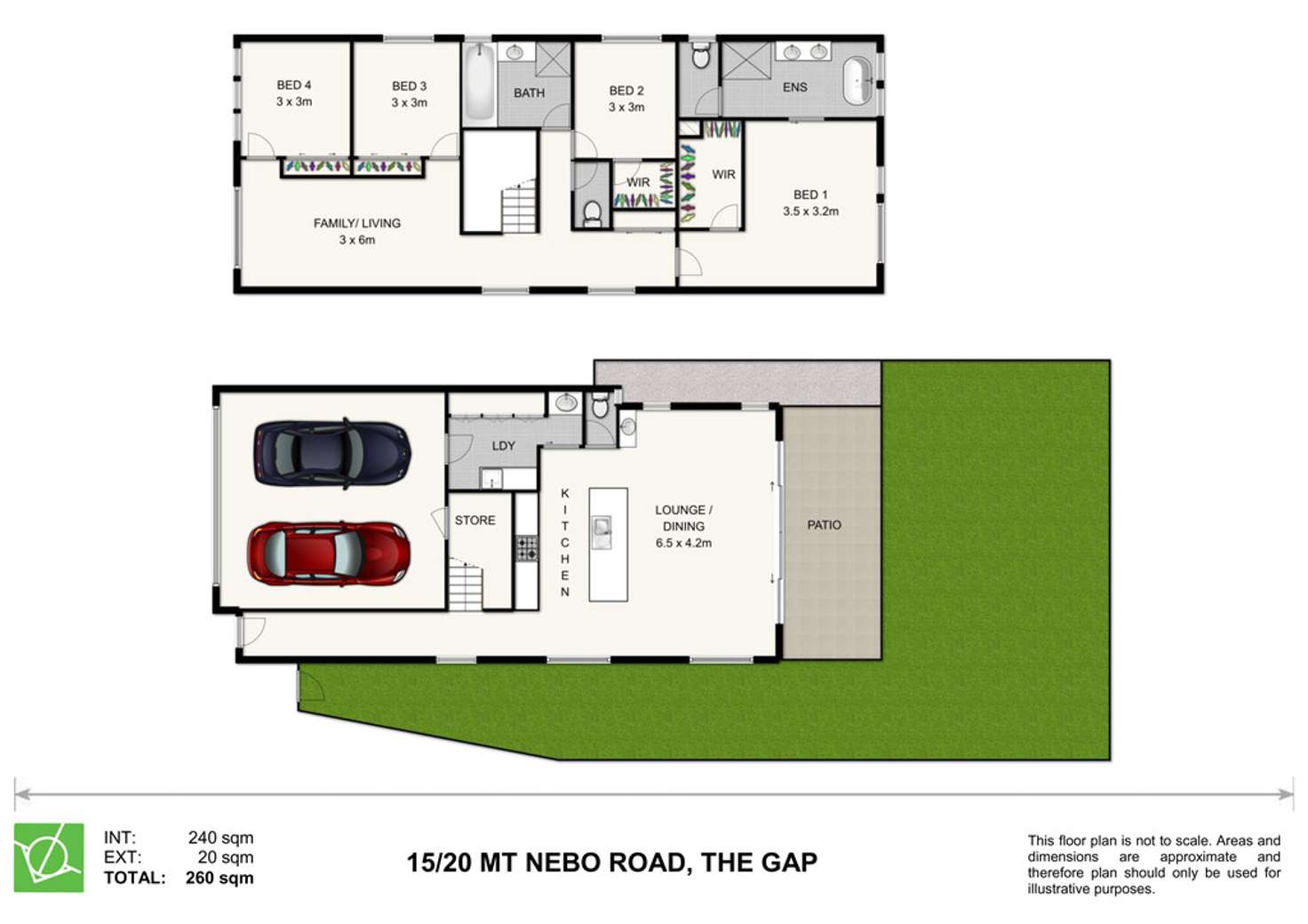 Floorplan of Homely house listing, 15/20 Mount Nebo Road, The Gap QLD 4061