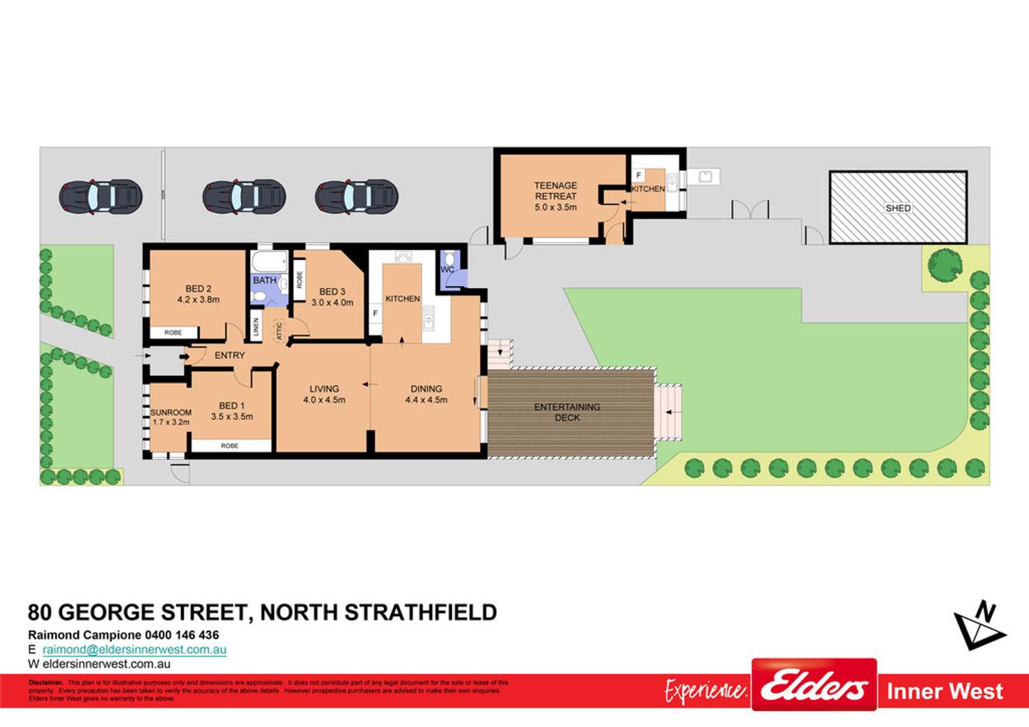 Floorplan of Homely house listing, 80 George Street, North Strathfield NSW 2137