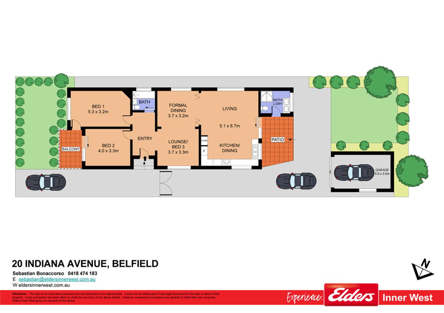 Floorplan of Homely house listing, 20 Indiana Avenue, Belfield NSW 2191