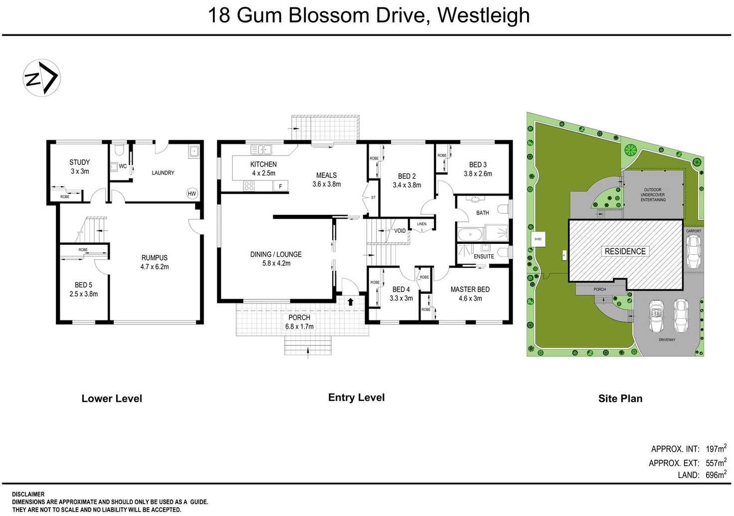 Floorplan of Homely house listing, 18 Gum Blossom Drive, Westleigh NSW 2120