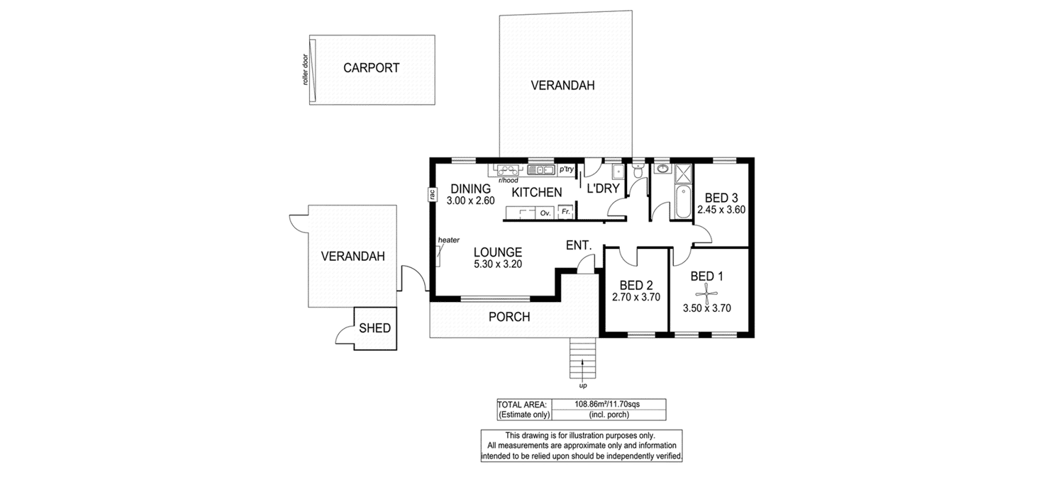 Floorplan of Homely house listing, 19 Copernicus Road, Christie Downs SA 5164