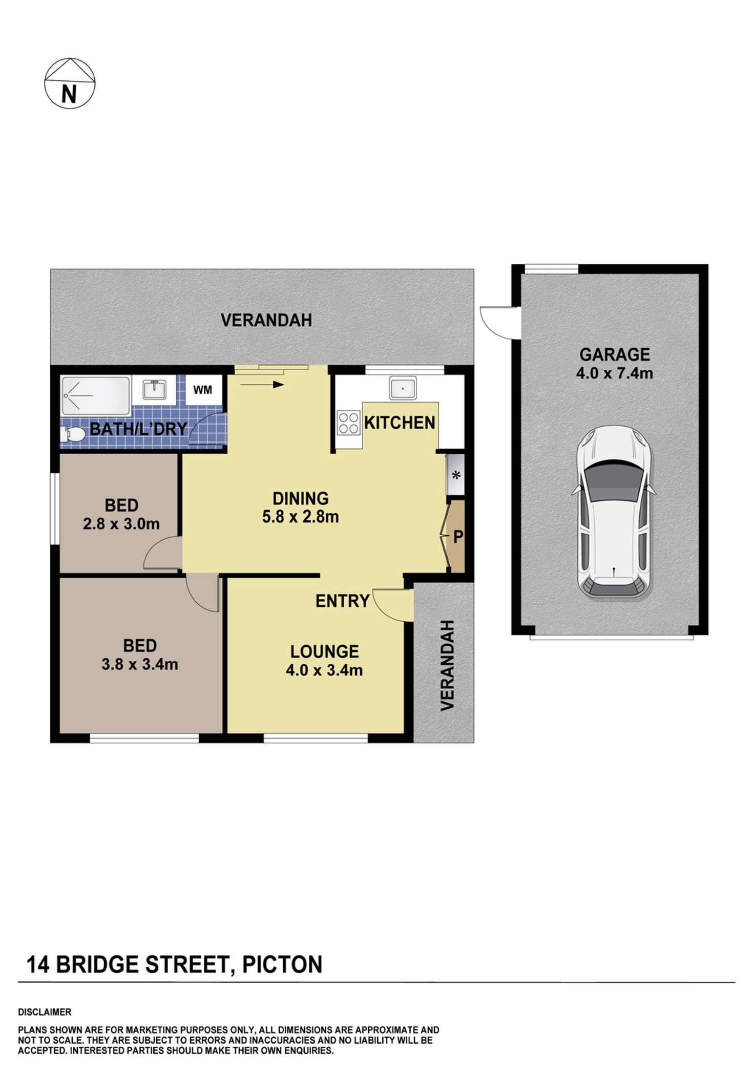 Floorplan of Homely house listing, 14 Bridge Street, Picton NSW 2571