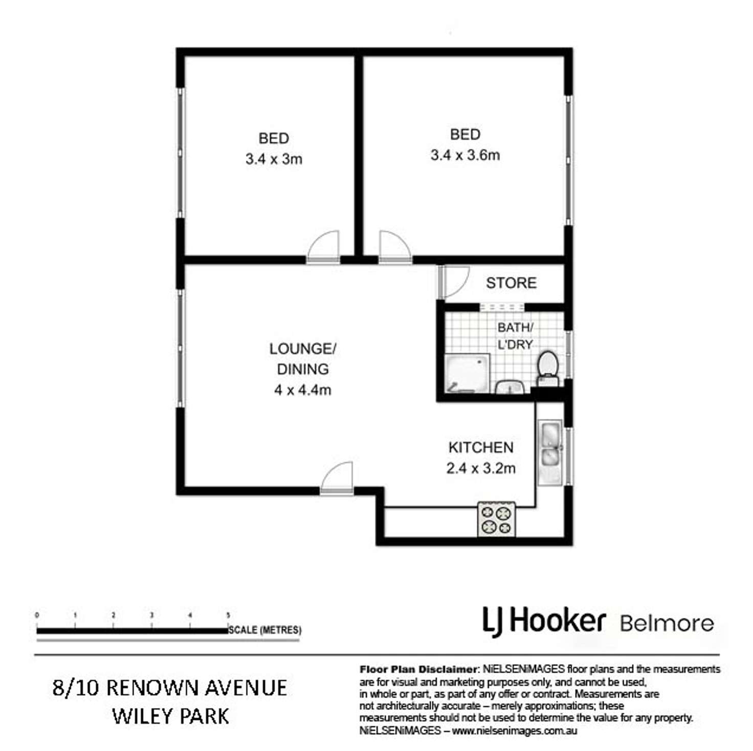 Floorplan of Homely apartment listing, 8/10 Renown Avenue, Wiley Park NSW 2195