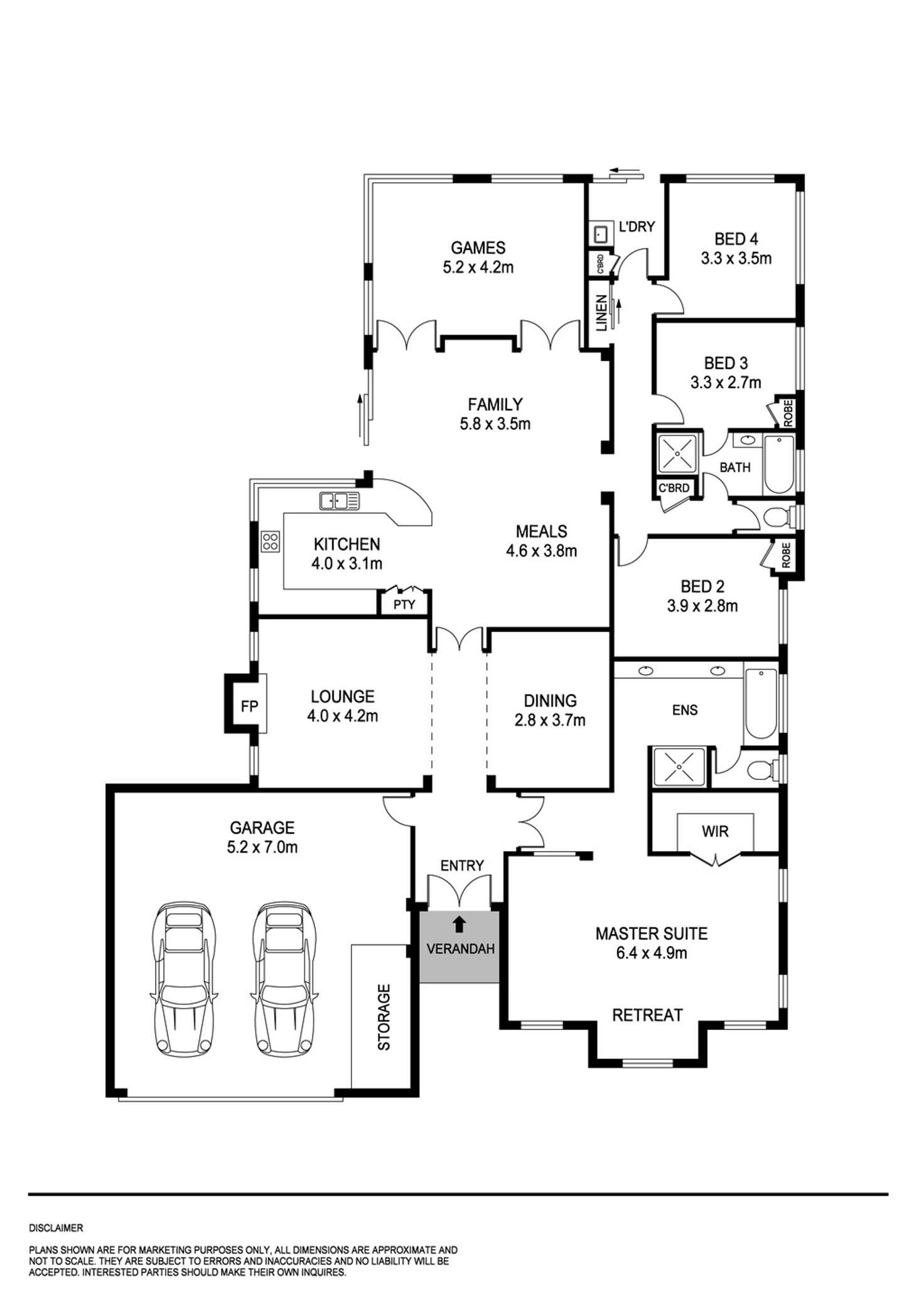 Floorplan of Homely house listing, 28 Rochefort Retreat, Port Kennedy WA 6172