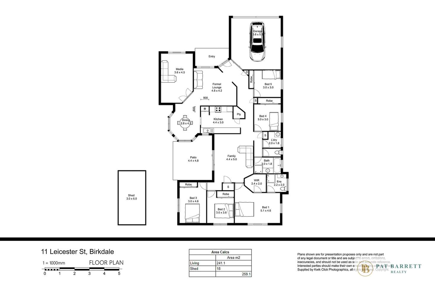 Floorplan of Homely house listing, 11 Leicester Street, Birkdale QLD 4159