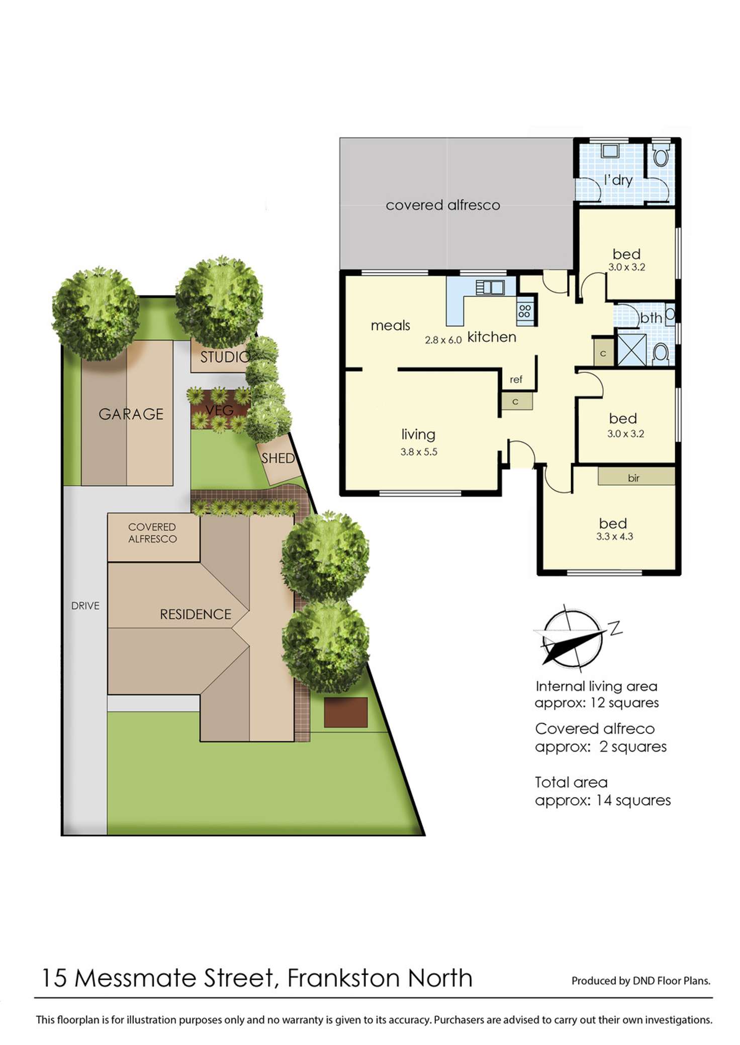 Floorplan of Homely house listing, 15 Messmate Street, Frankston North VIC 3200