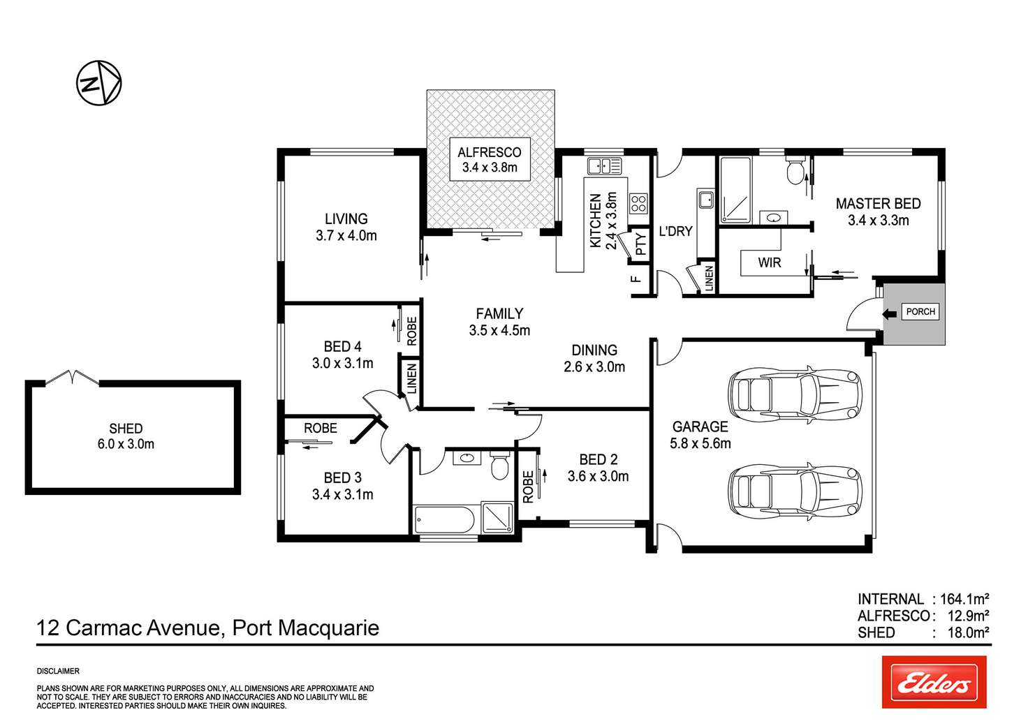Floorplan of Homely house listing, 12 Carmac Avenue, Thrumster NSW 2444