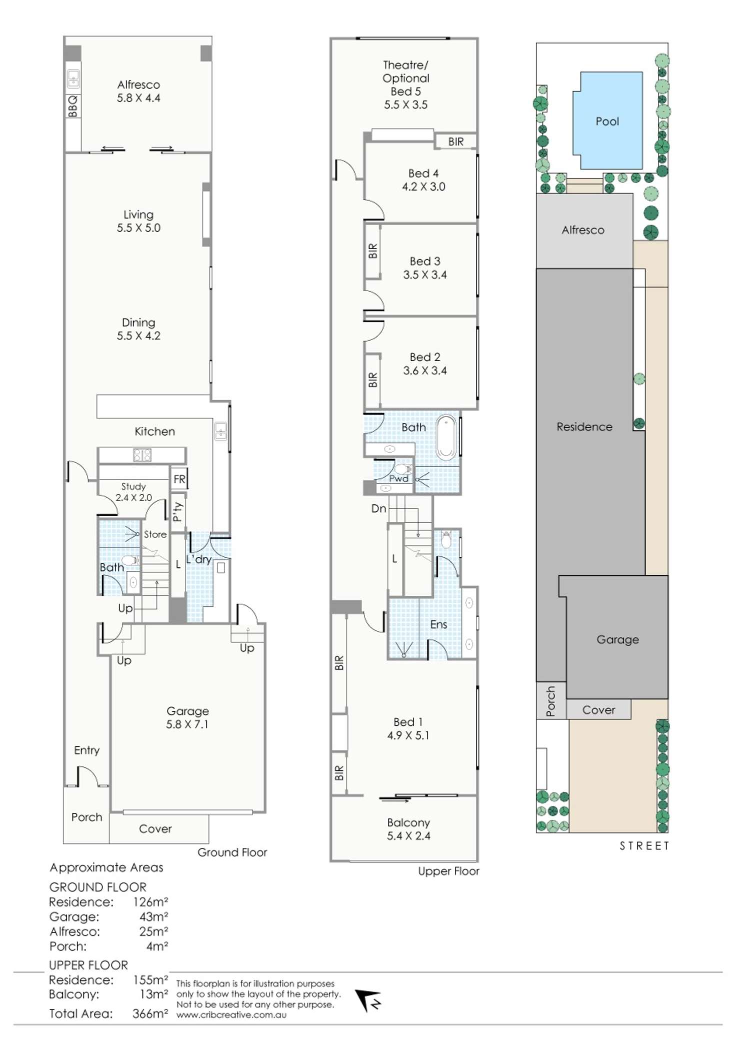 Floorplan of Homely house listing, 96 Rosebery Street, Bedford WA 6052