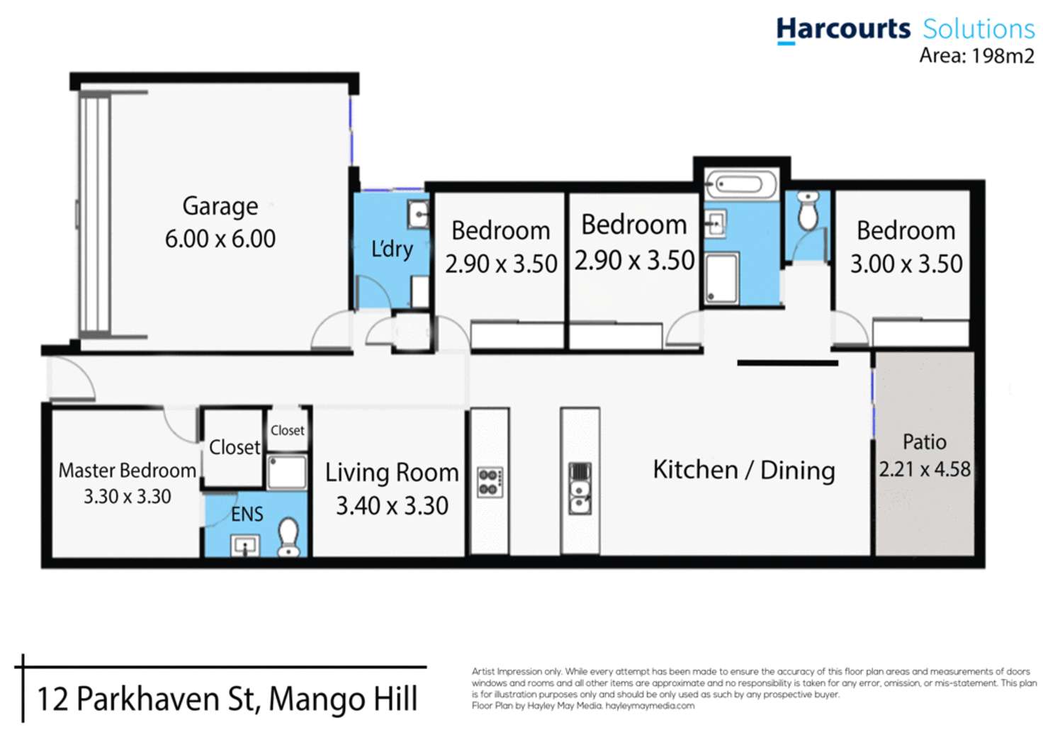 Floorplan of Homely house listing, 12 Parkhaven Street, Mango Hill QLD 4509