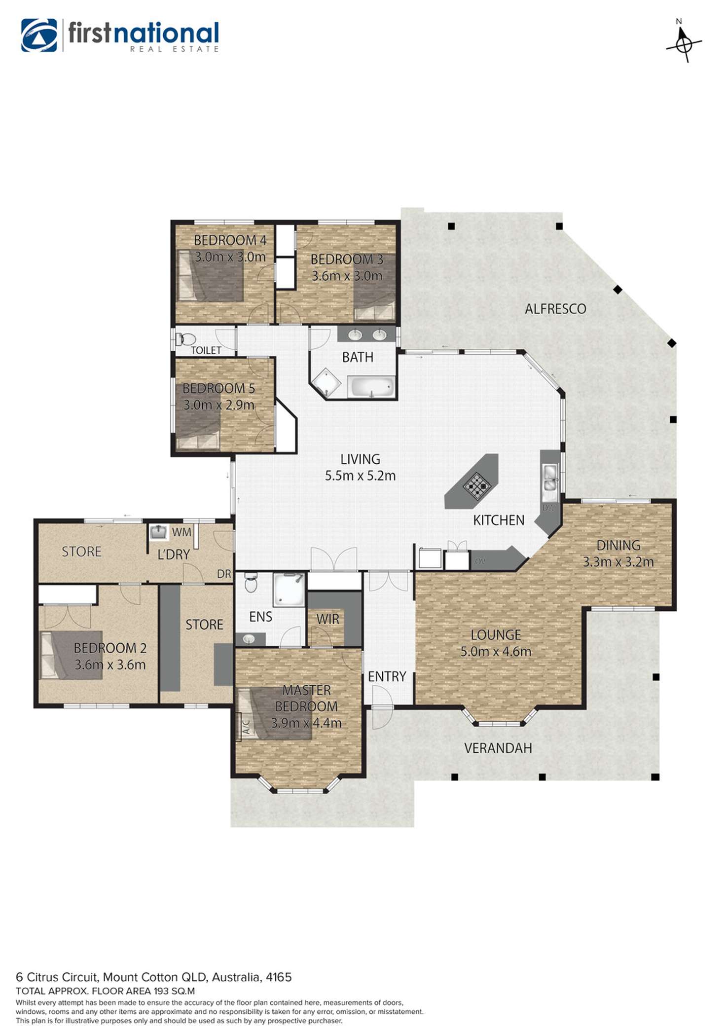 Floorplan of Homely house listing, 6 Citrus Circuit, Mount Cotton QLD 4165