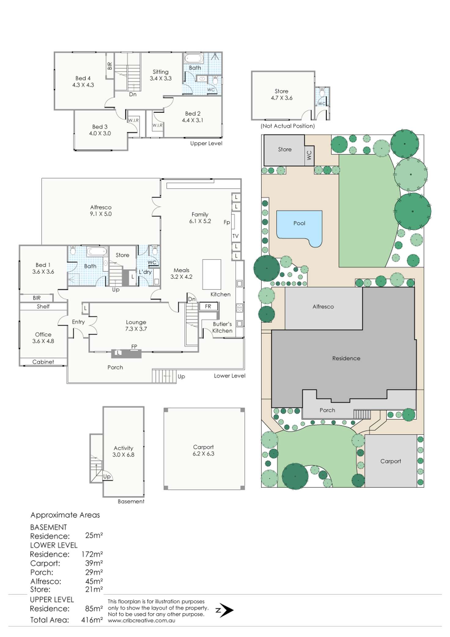 Floorplan of Homely house listing, 41 Kenmore Crescent, Floreat WA 6014