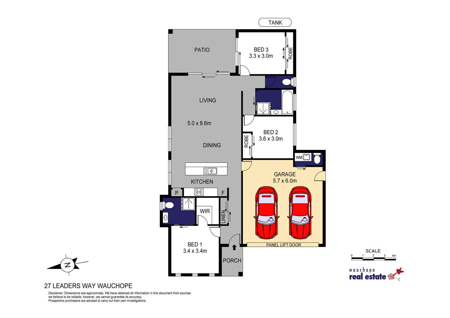 Floorplan of Homely house listing, 27 Leaders Way, Wauchope NSW 2446