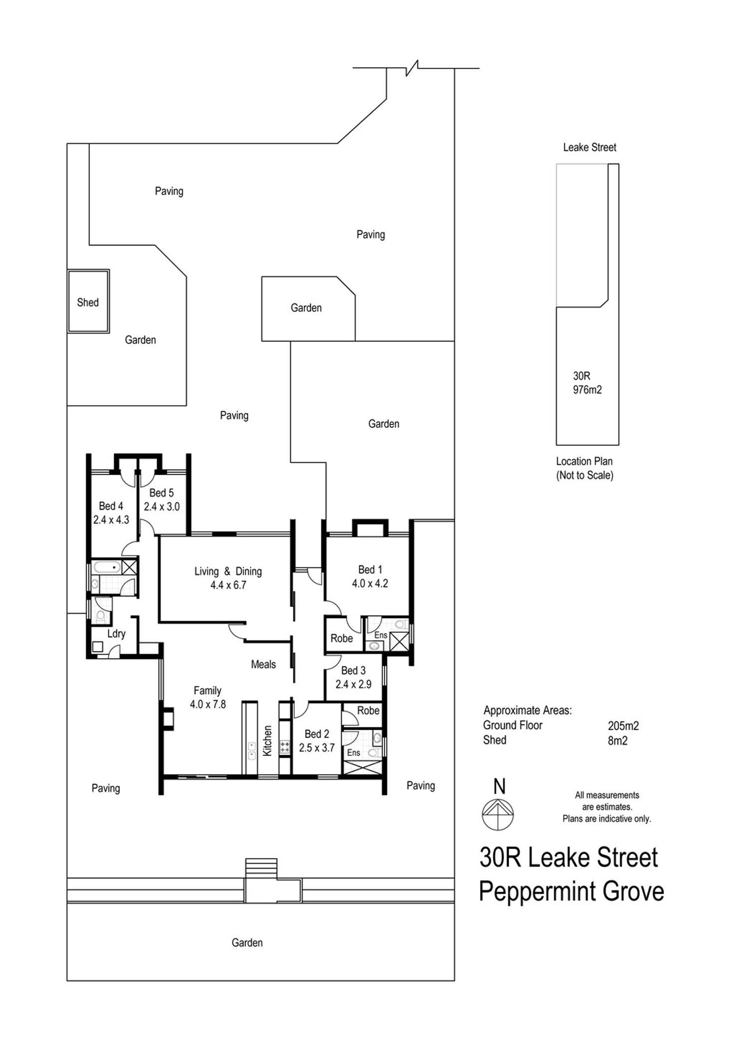 Floorplan of Homely house listing, 30R Leake Street, Peppermint Grove WA 6011