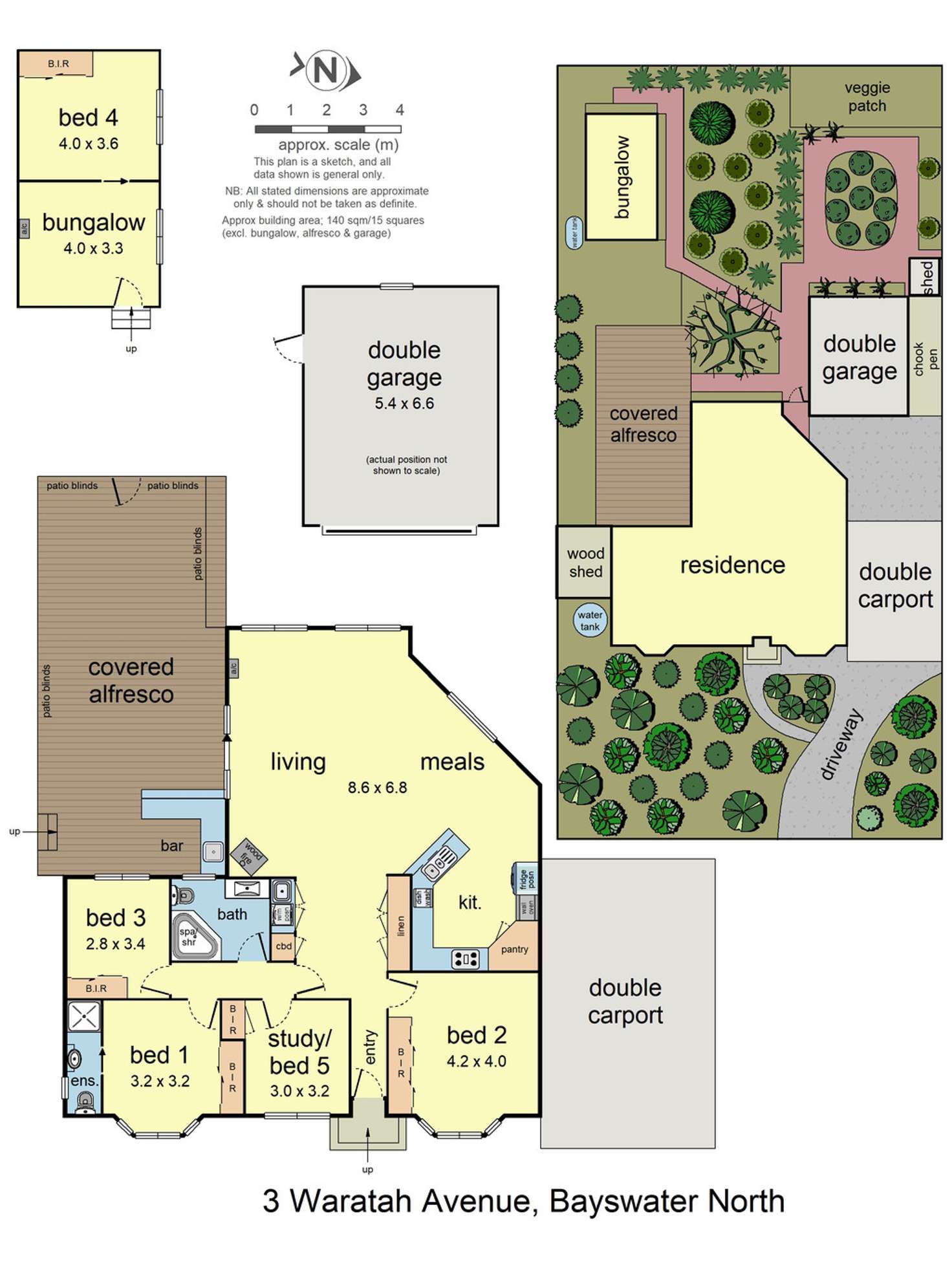 Floorplan of Homely house listing, 3 Waratah Ave, Bayswater North VIC 3153