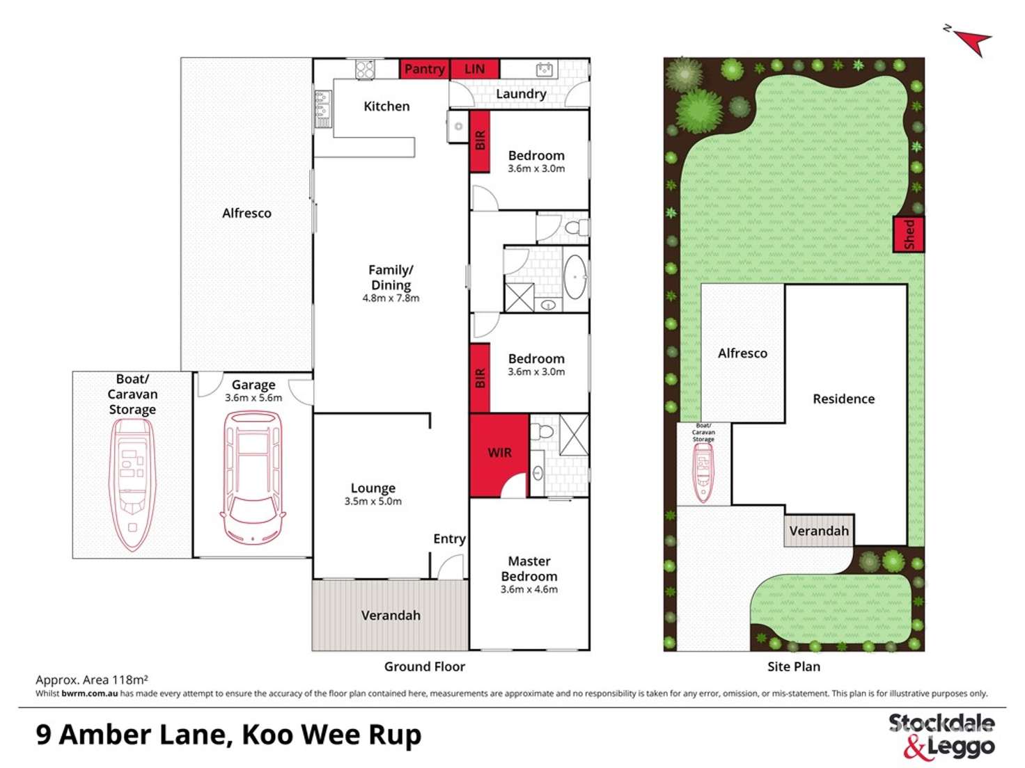 Floorplan of Homely house listing, 9 Amber Lane, Koo Wee Rup VIC 3981