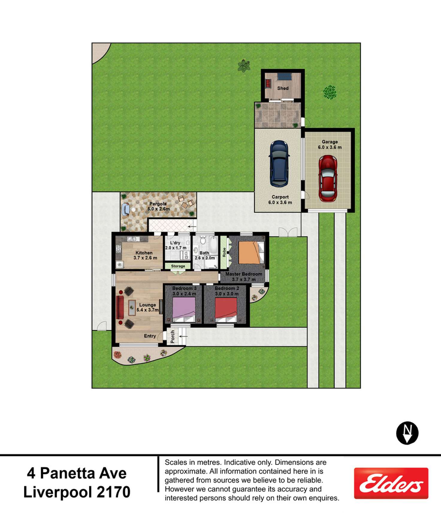 Floorplan of Homely house listing, 4 Panetta Avenue, Liverpool NSW 2170