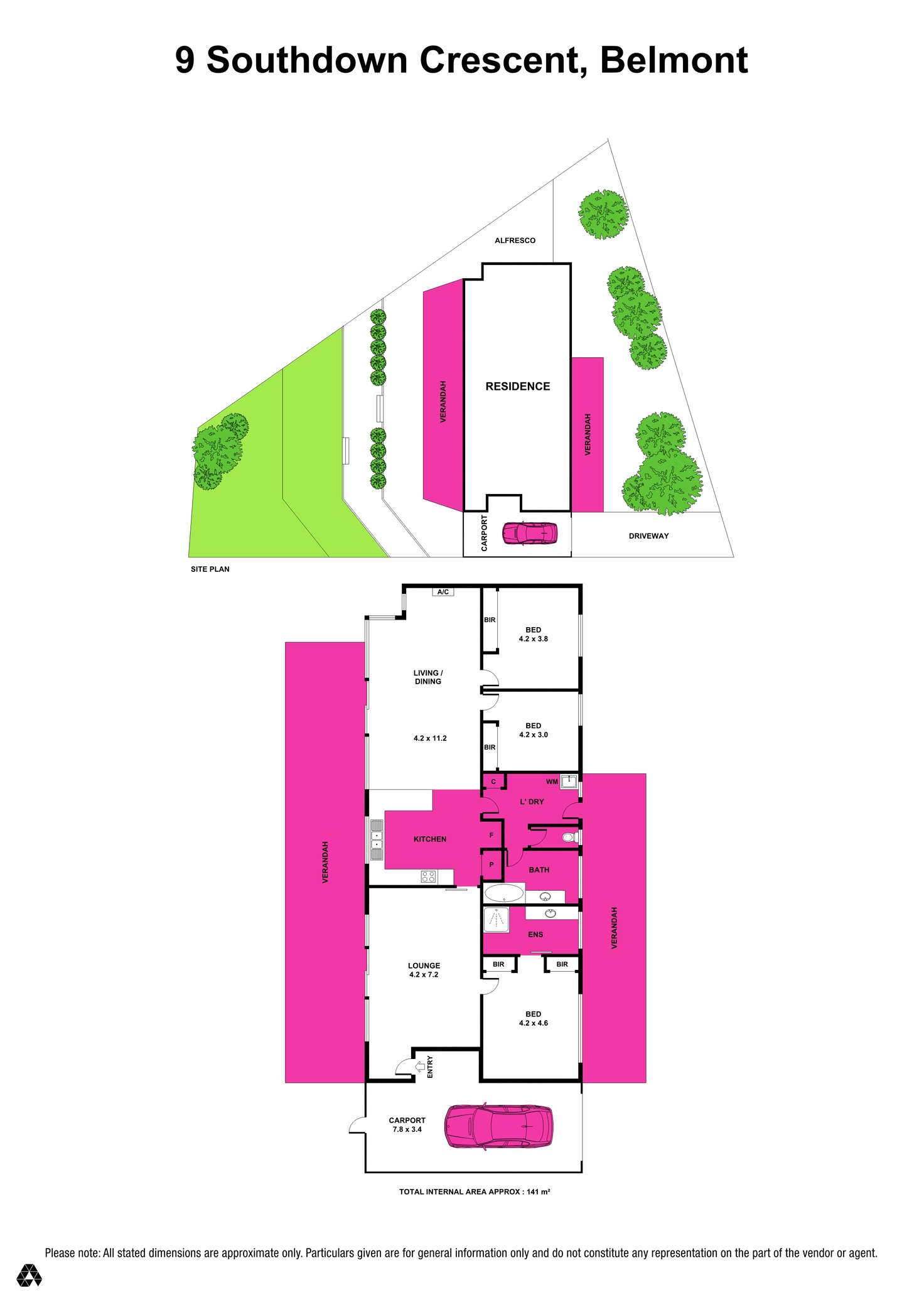 Floorplan of Homely house listing, 9 Southdown Crescent, Belmont VIC 3216