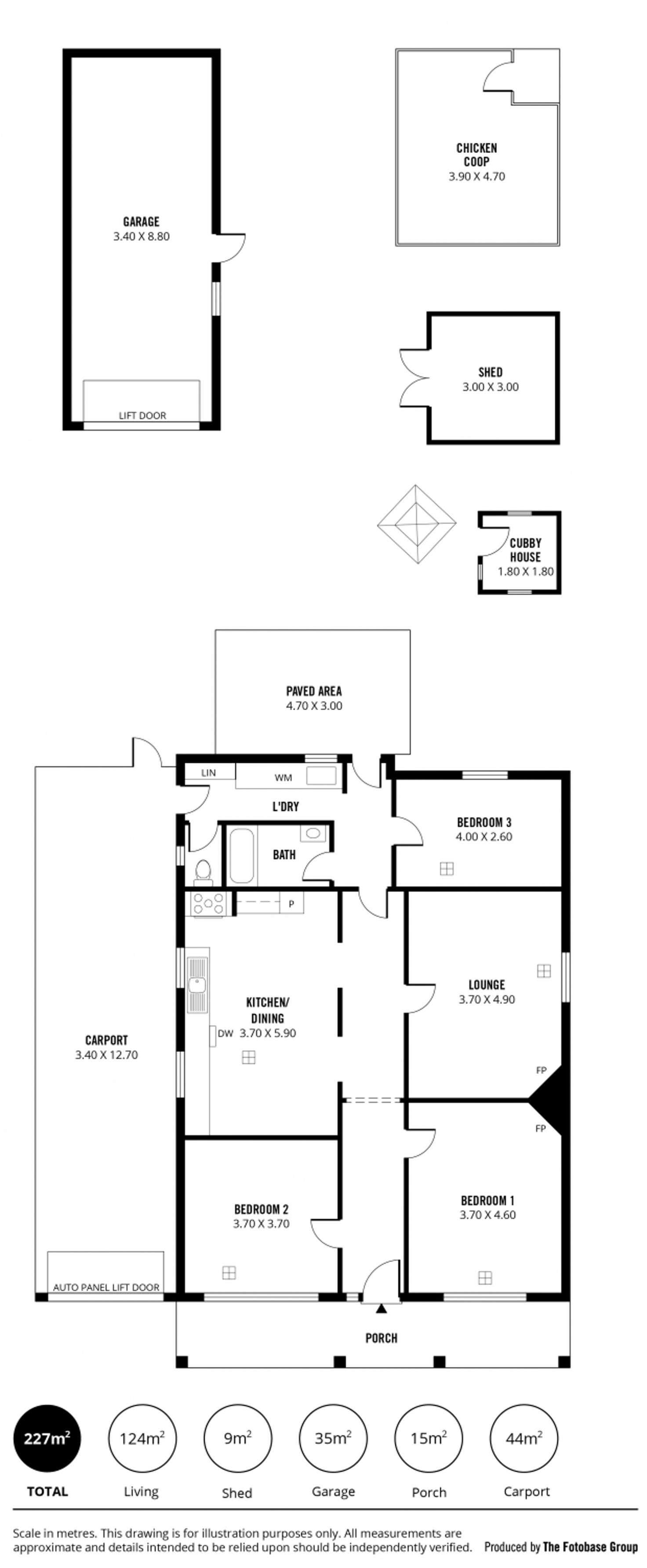 Floorplan of Homely house listing, 76 Tait Street, Renown Park SA 5008