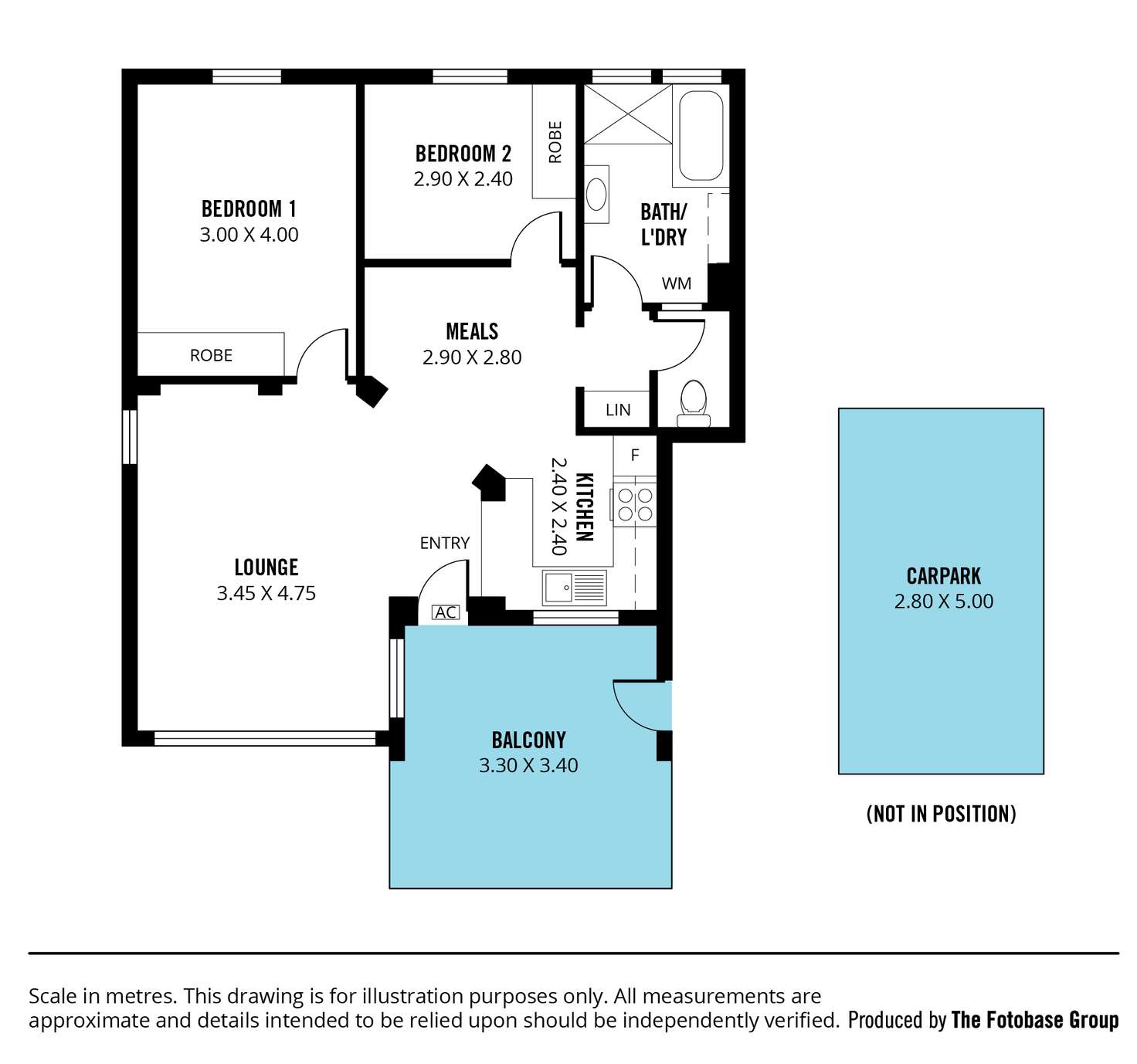 Floorplan of Homely unit listing, 10/258-262 Anzac Highway, Plympton SA 5038