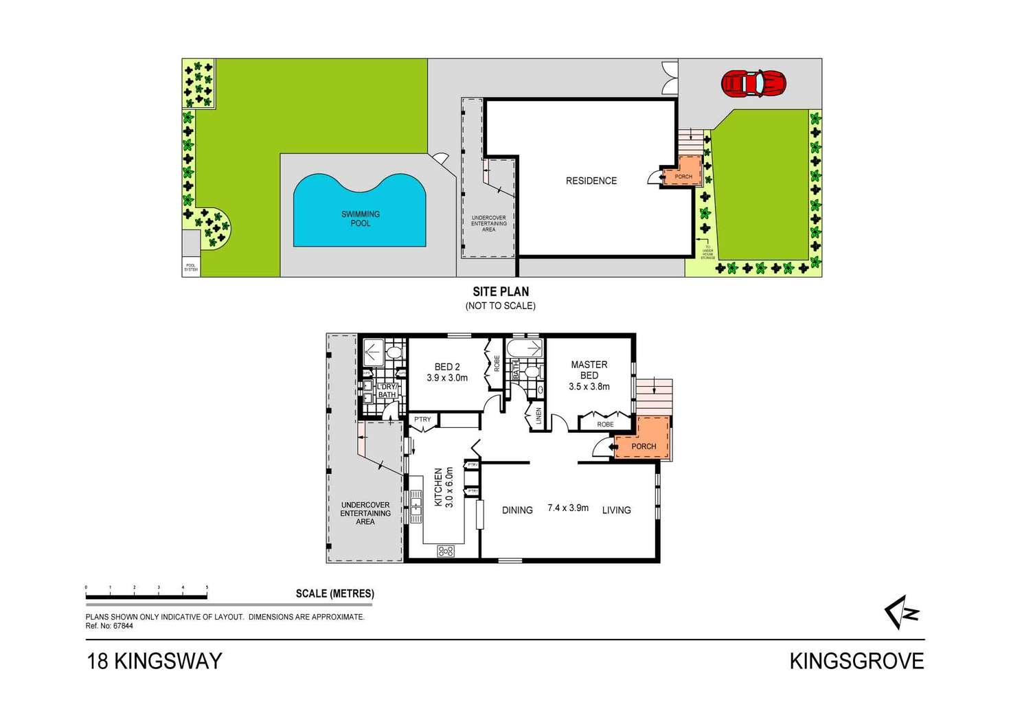 Floorplan of Homely house listing, 18 Kingsway, Kingsgrove NSW 2208