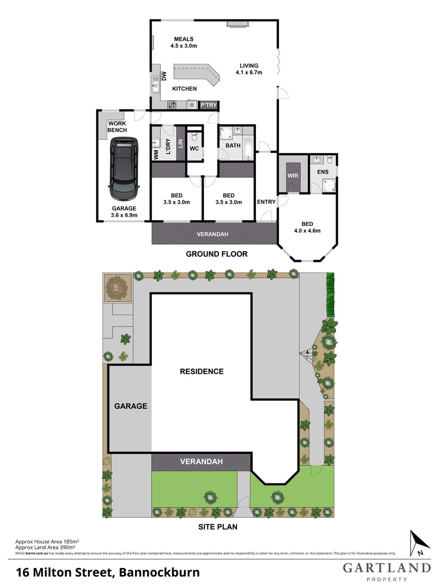 Floorplan of Homely house listing, 16 Milton Street, Bannockburn VIC 3331