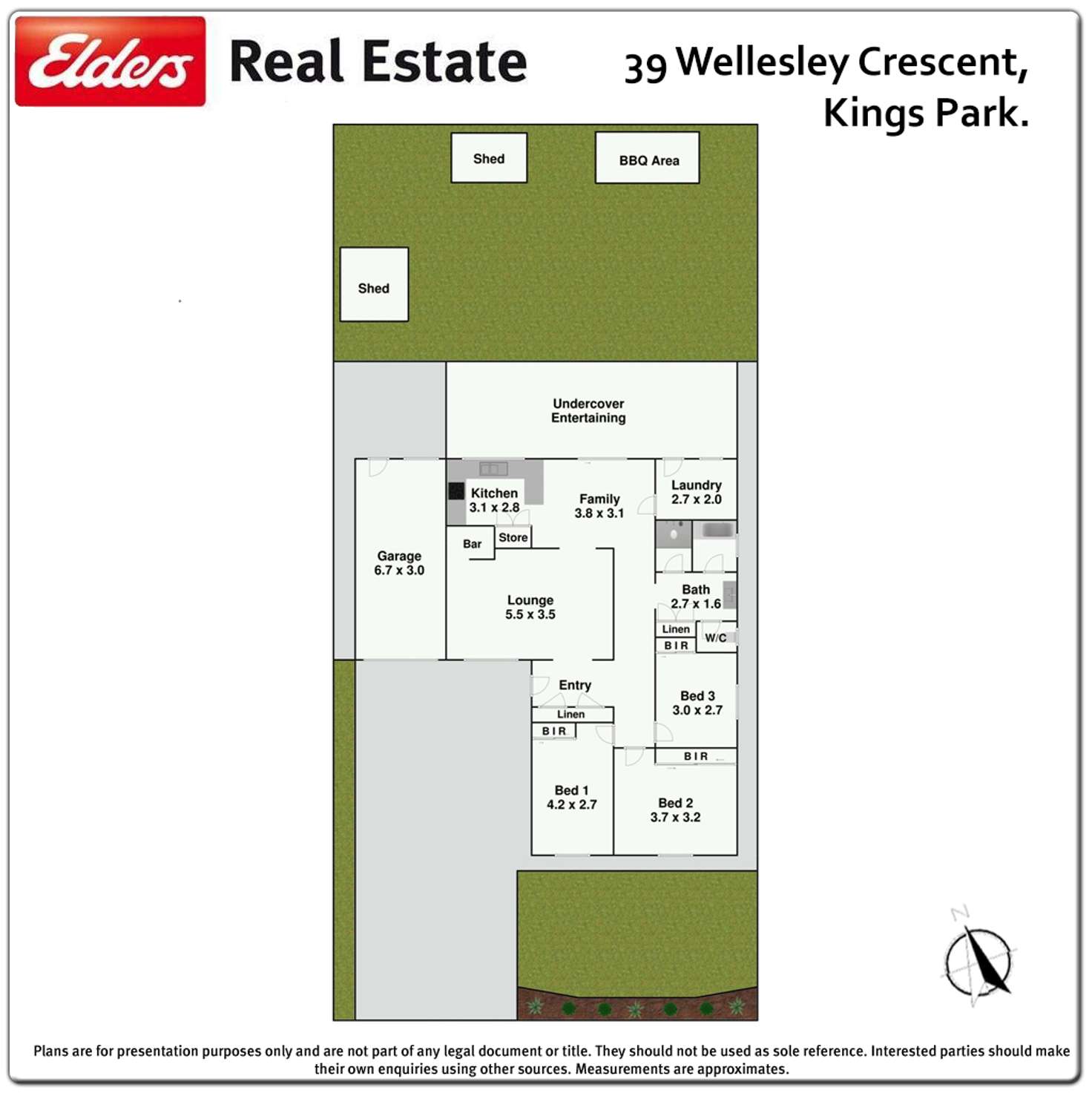 Floorplan of Homely house listing, 39 Wellesley Crescent, Kings Park NSW 2148