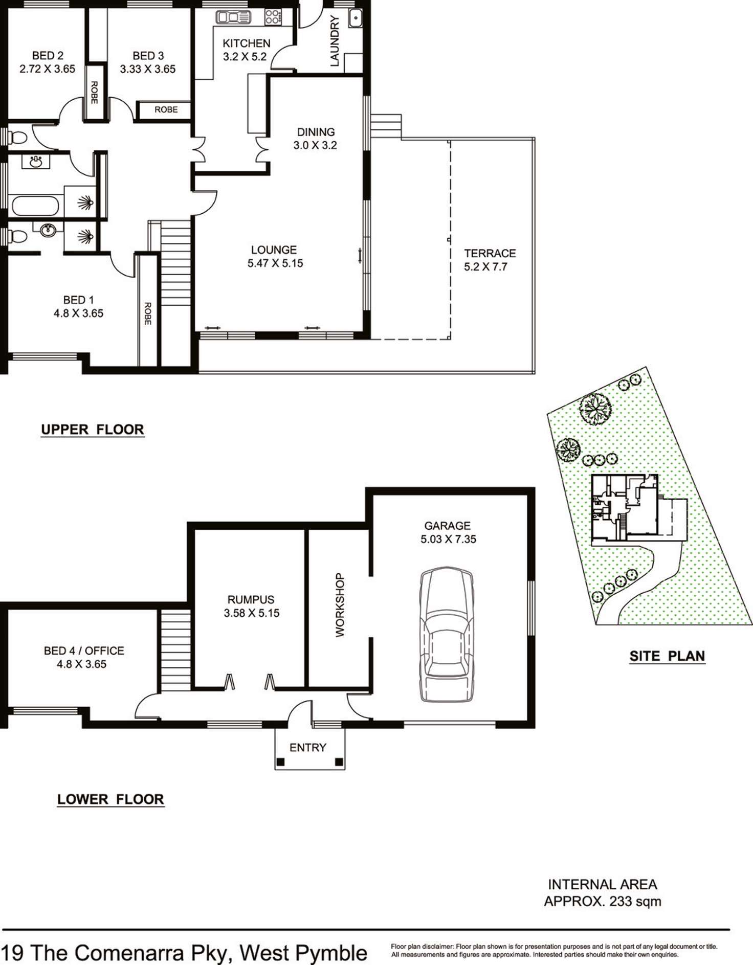 Floorplan of Homely house listing, 19 The Comenarra Parkway, West Pymble NSW 2073