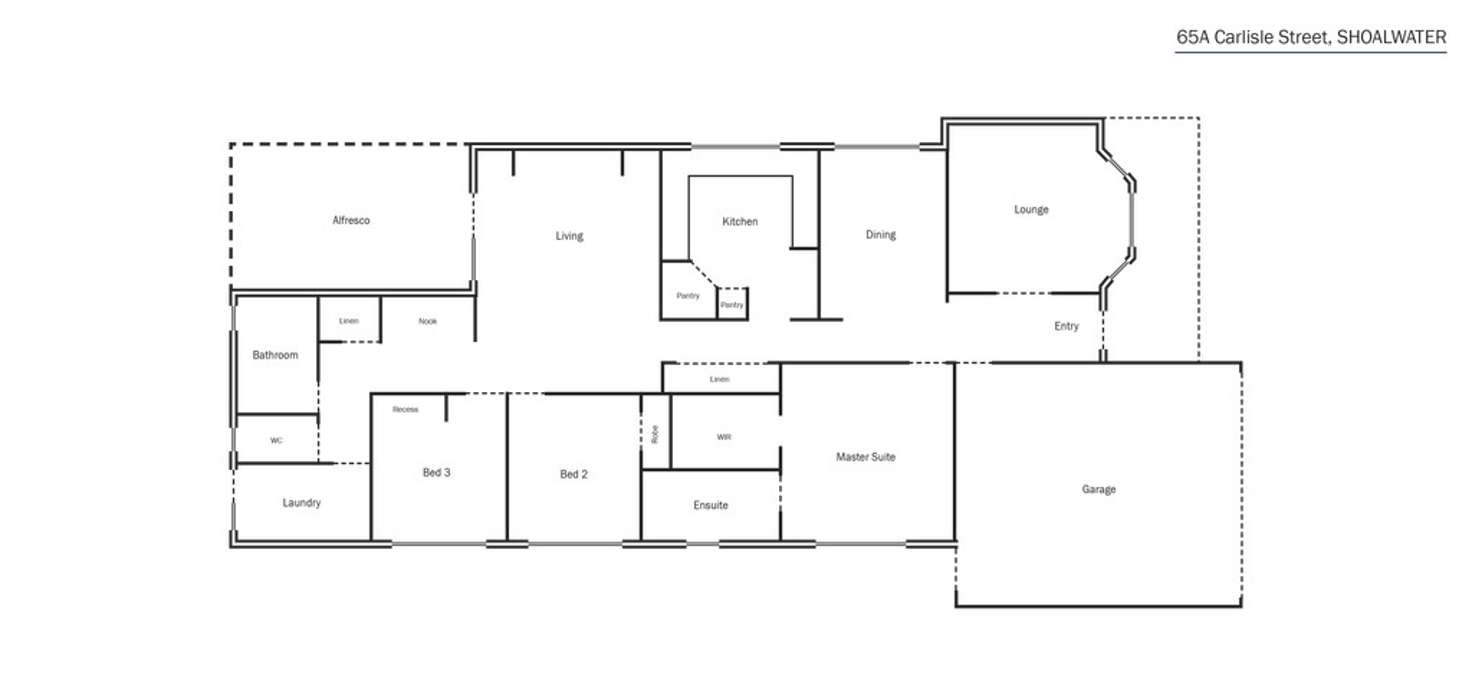 Floorplan of Homely house listing, 65A Carlisle Street, Shoalwater WA 6169